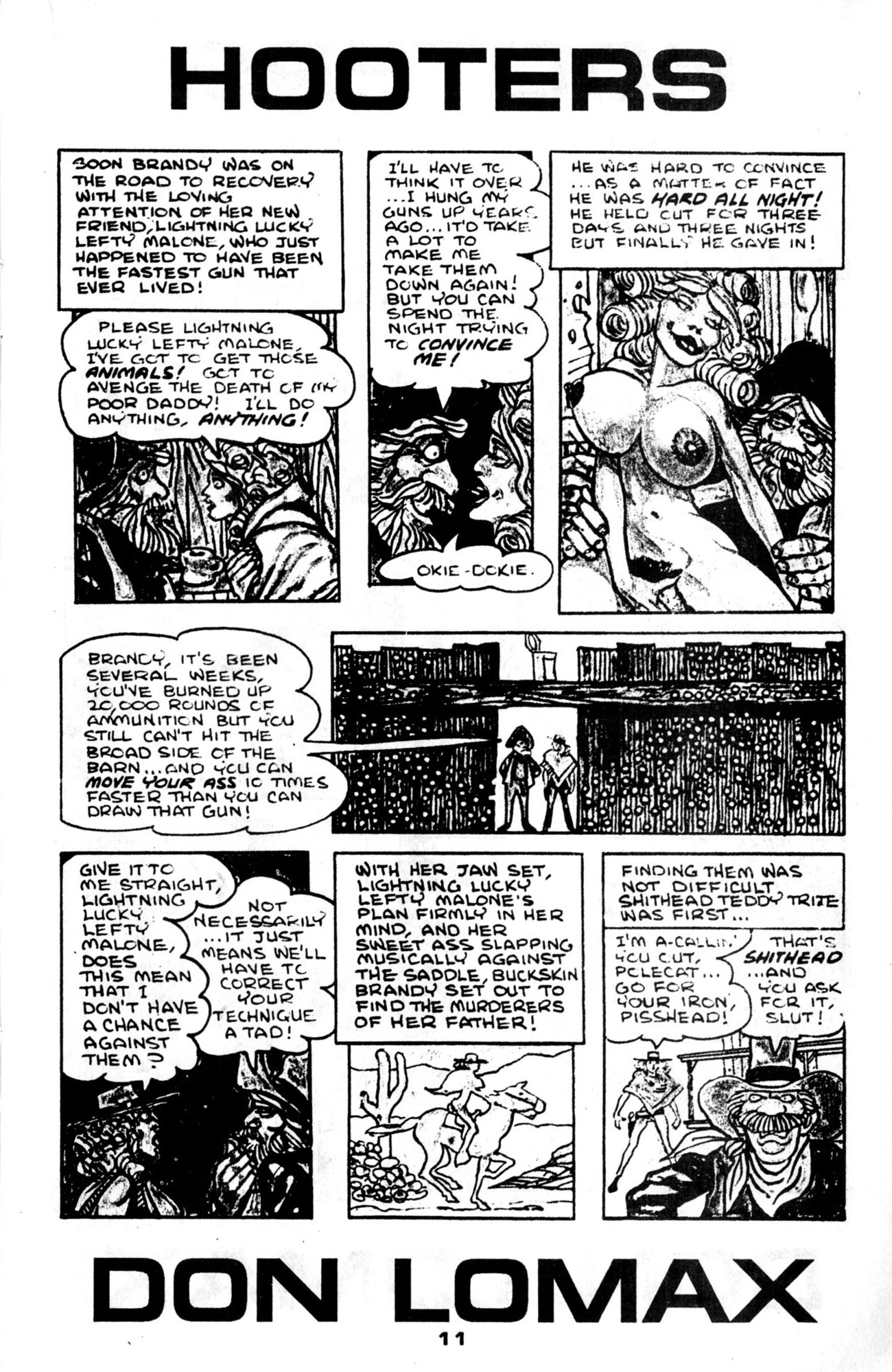 Read online Hooters comic -  Issue #1 - 13