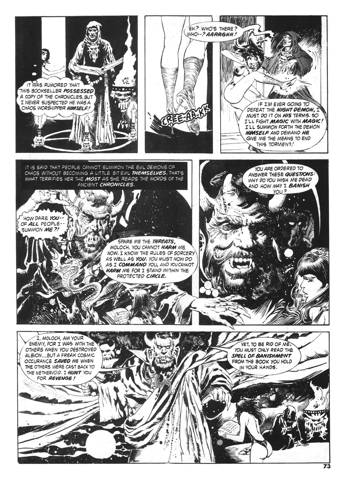 Read online Vampirella (1969) comic -  Issue #64 - 73