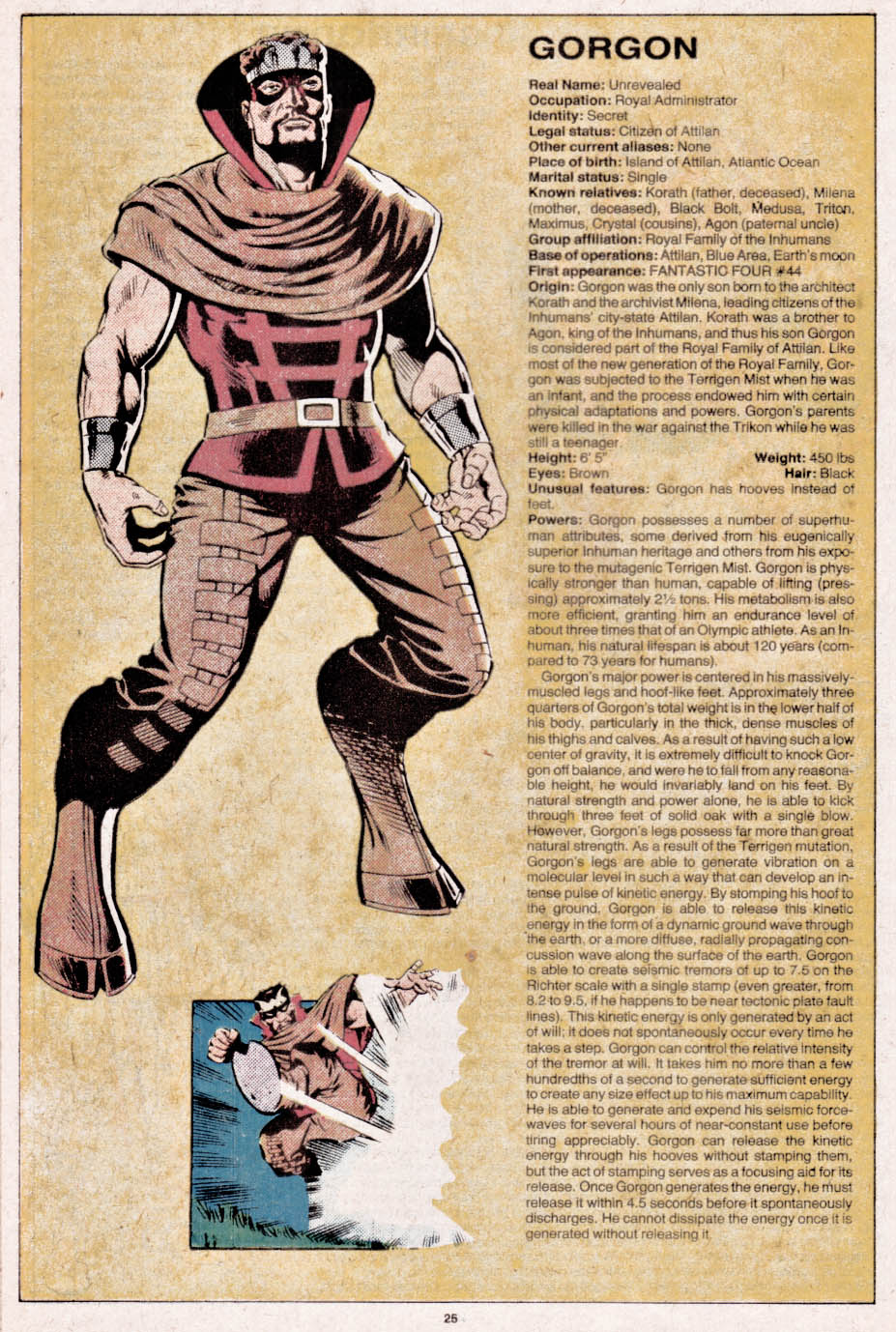 Read online The Official Handbook of the Marvel Universe comic -  Issue #4 - 26