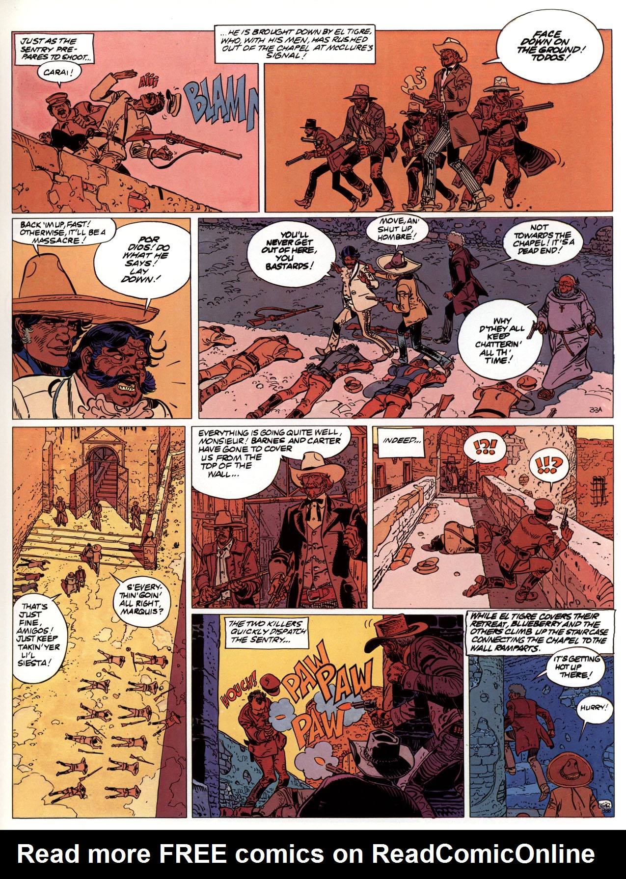 Read online Epic Graphic Novel: Blueberry comic -  Issue #5 - 39