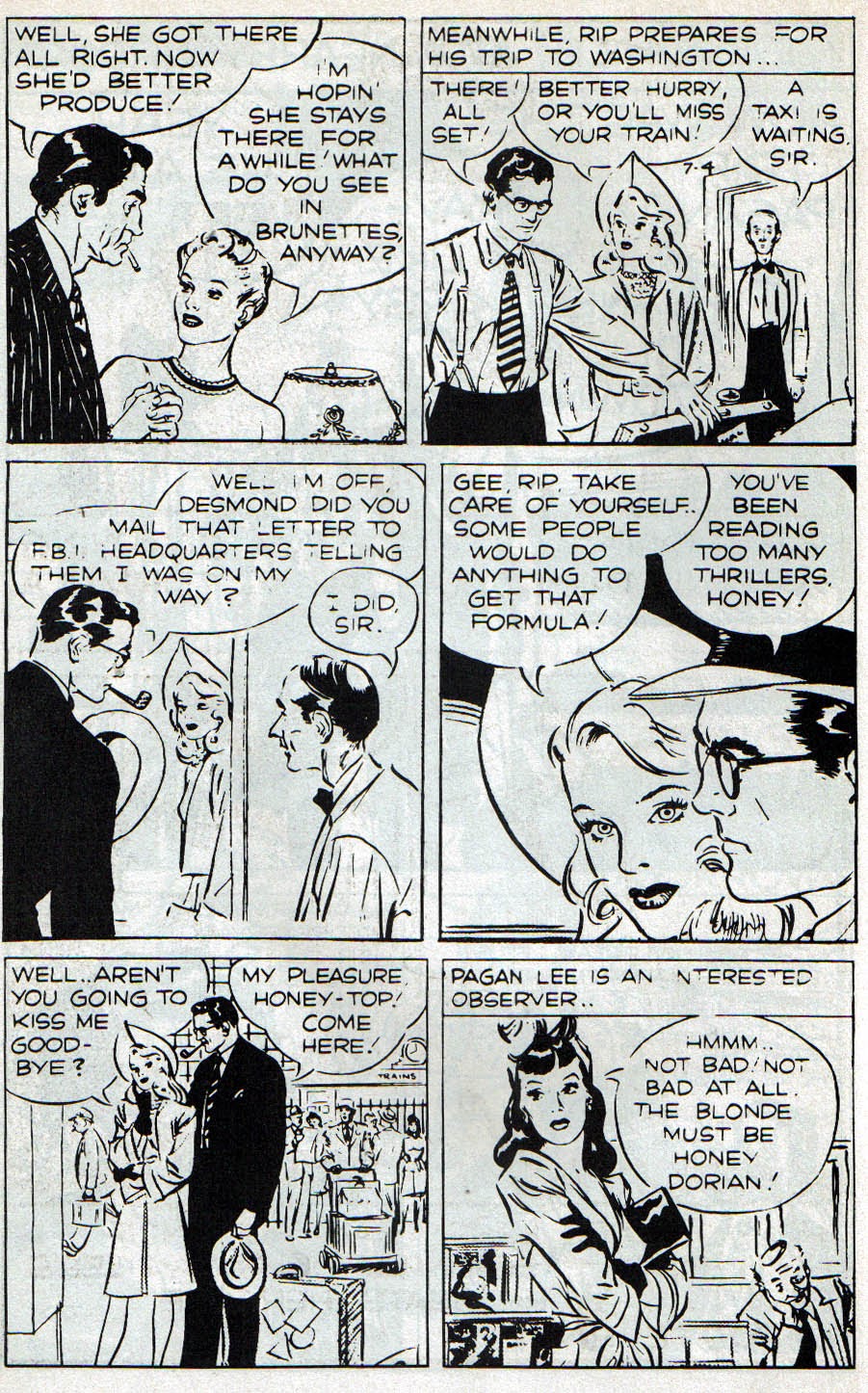 Read online Official Rip Kirby comic -  Issue #3 - 16