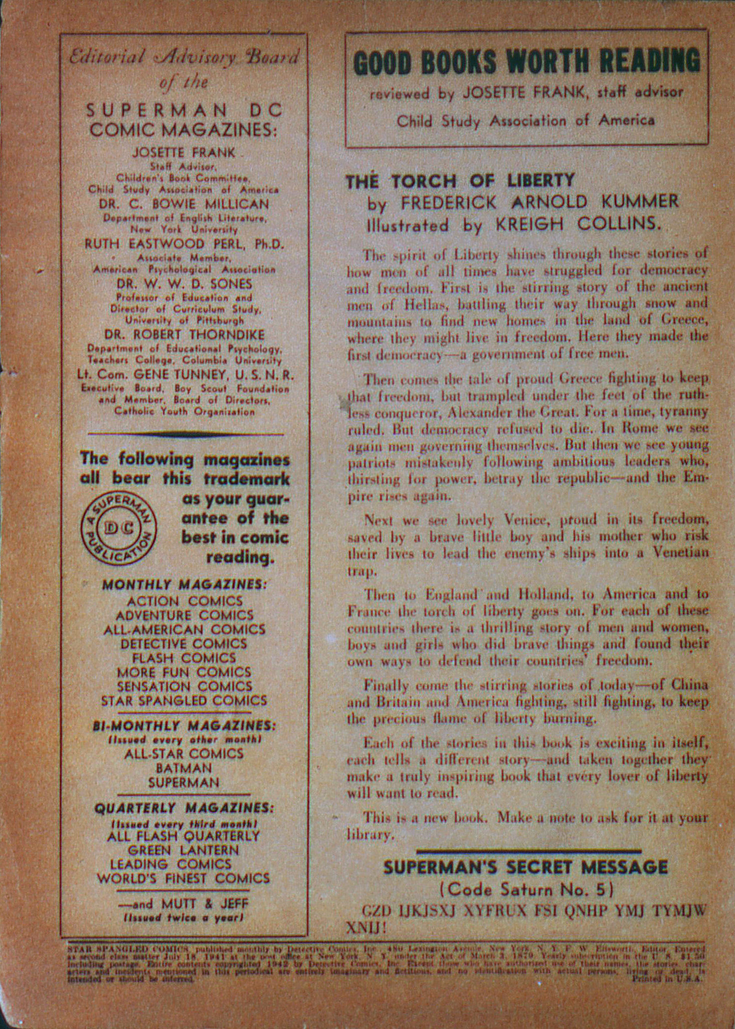 Read online Star Spangled Comics comic -  Issue #10 - 3