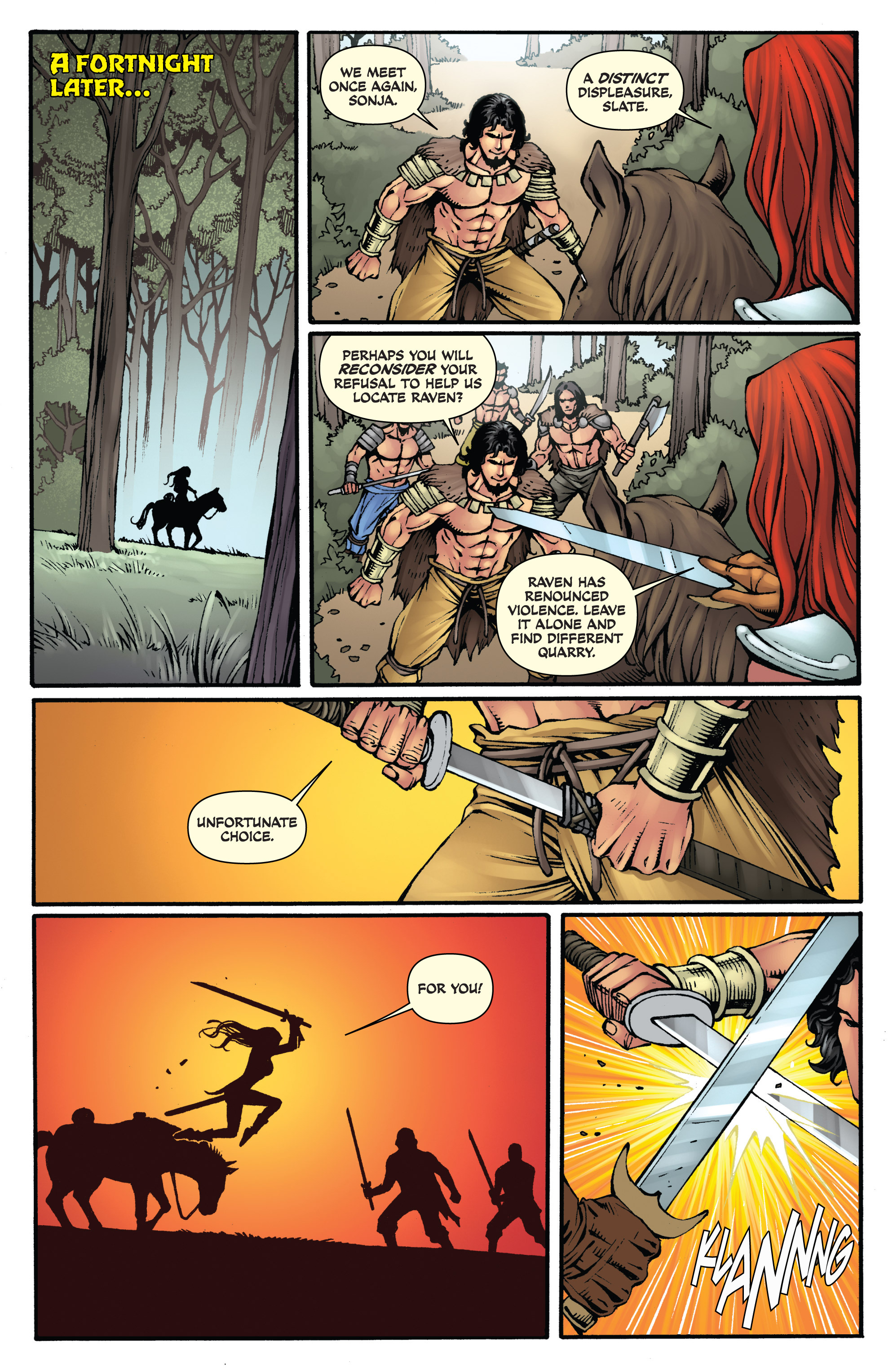Read online Red Sonja: Sanctuary comic -  Issue # Full - 12