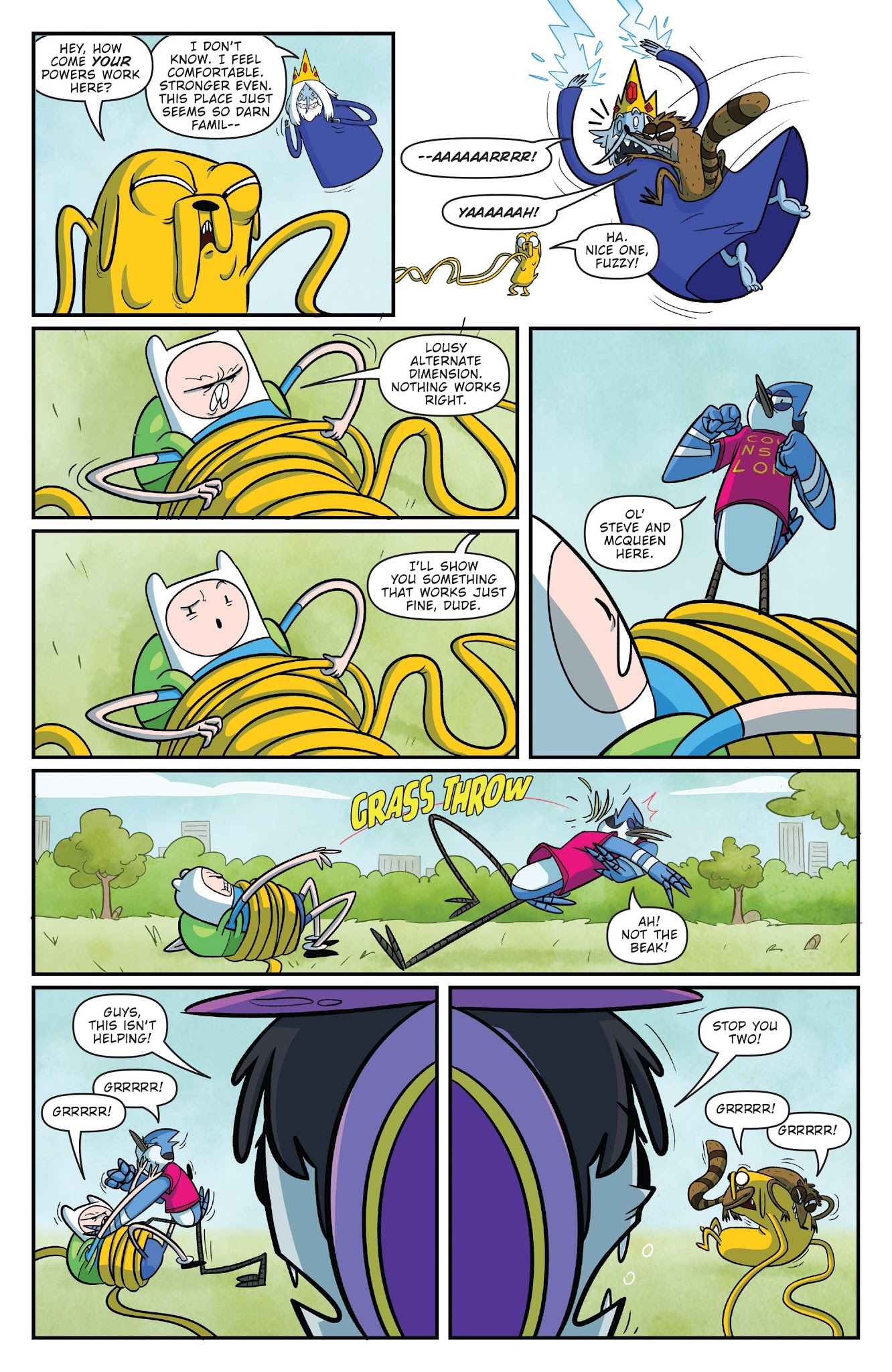 Read online Adventure Time/Regular Show comic -  Issue #1 - 17