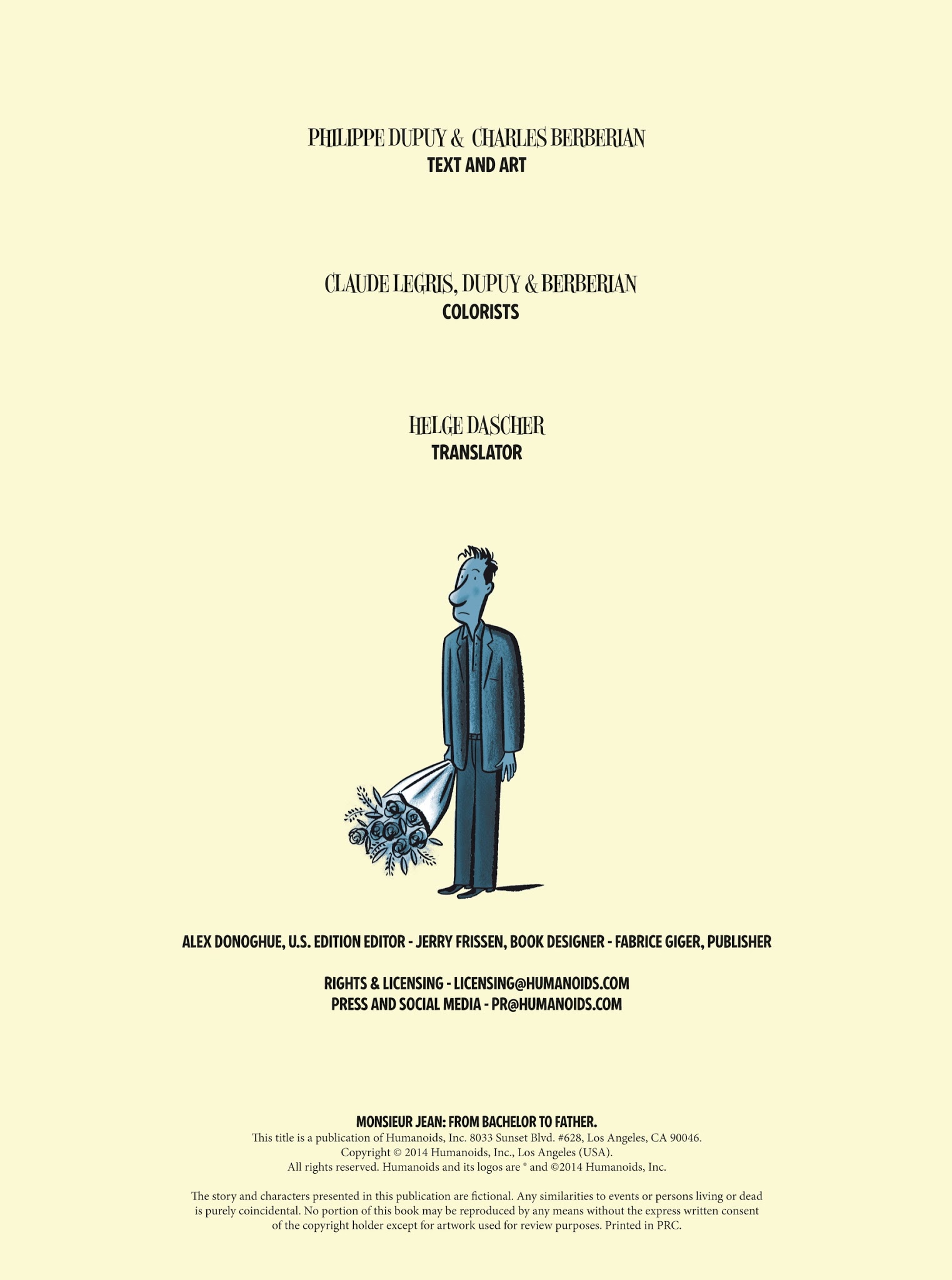 Read online Monsieur Jean comic -  Issue #1 - 2