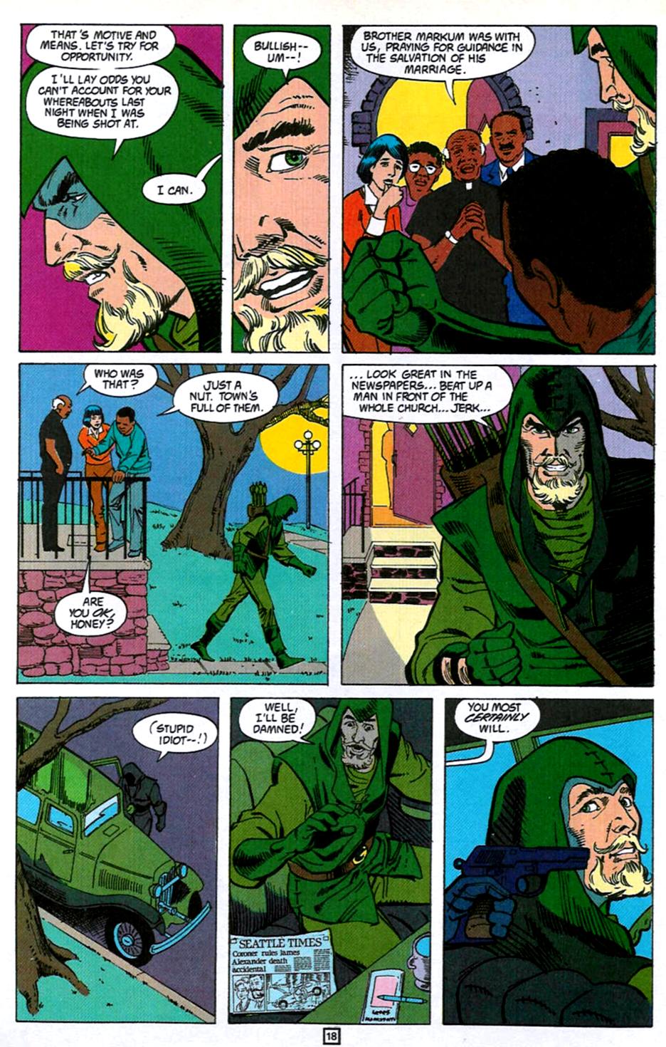 Read online Green Arrow (1988) comic -  Issue #14 - 18