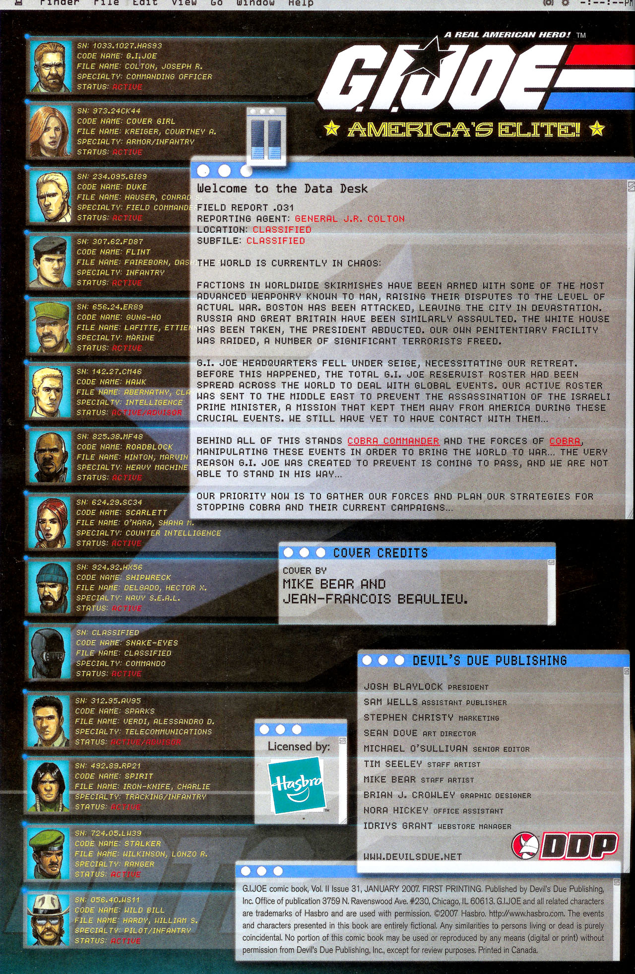 Read online G.I. Joe (2005) comic -  Issue #31 - 2