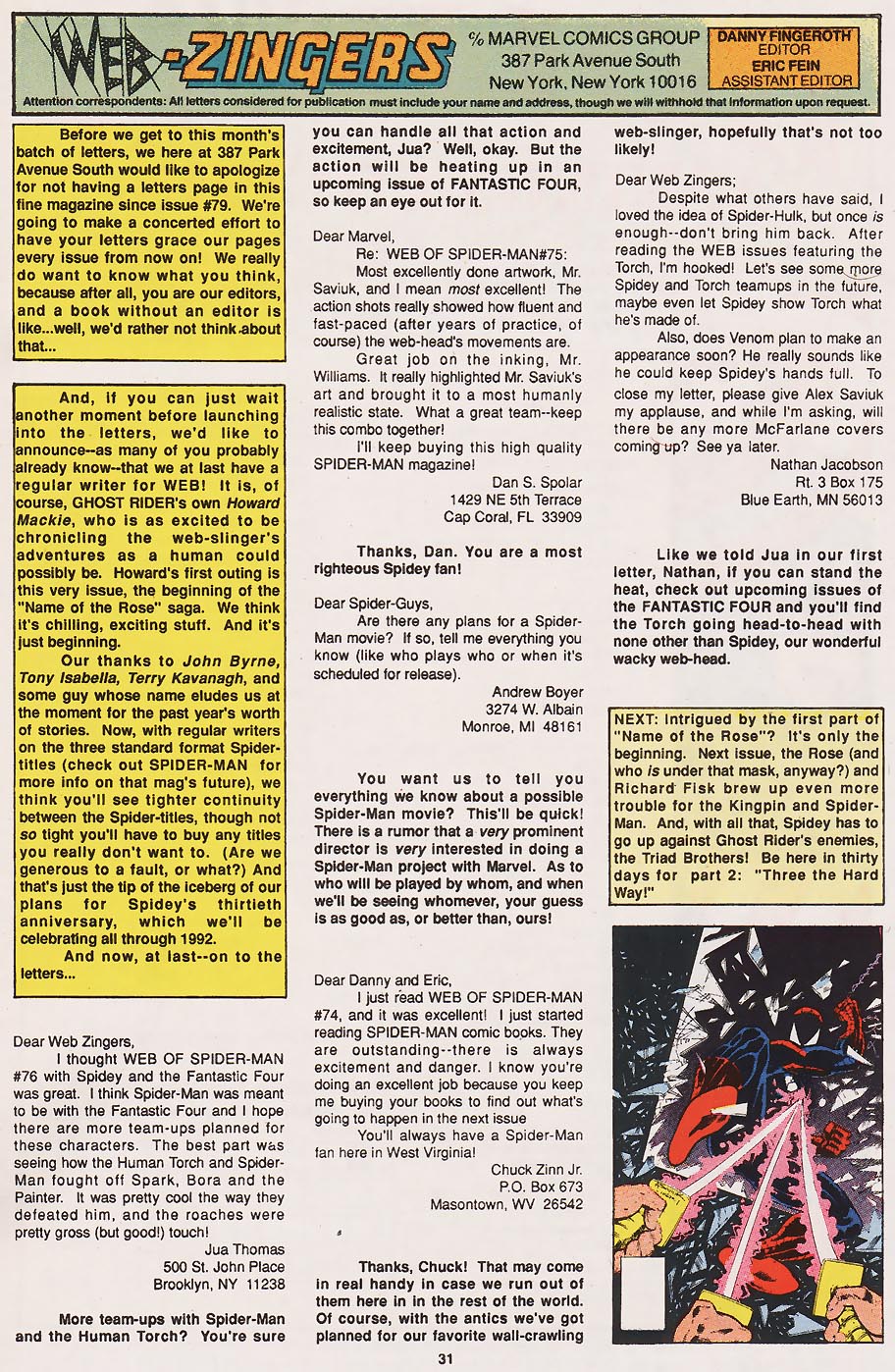 Read online Web of Spider-Man (1985) comic -  Issue #84 - 25