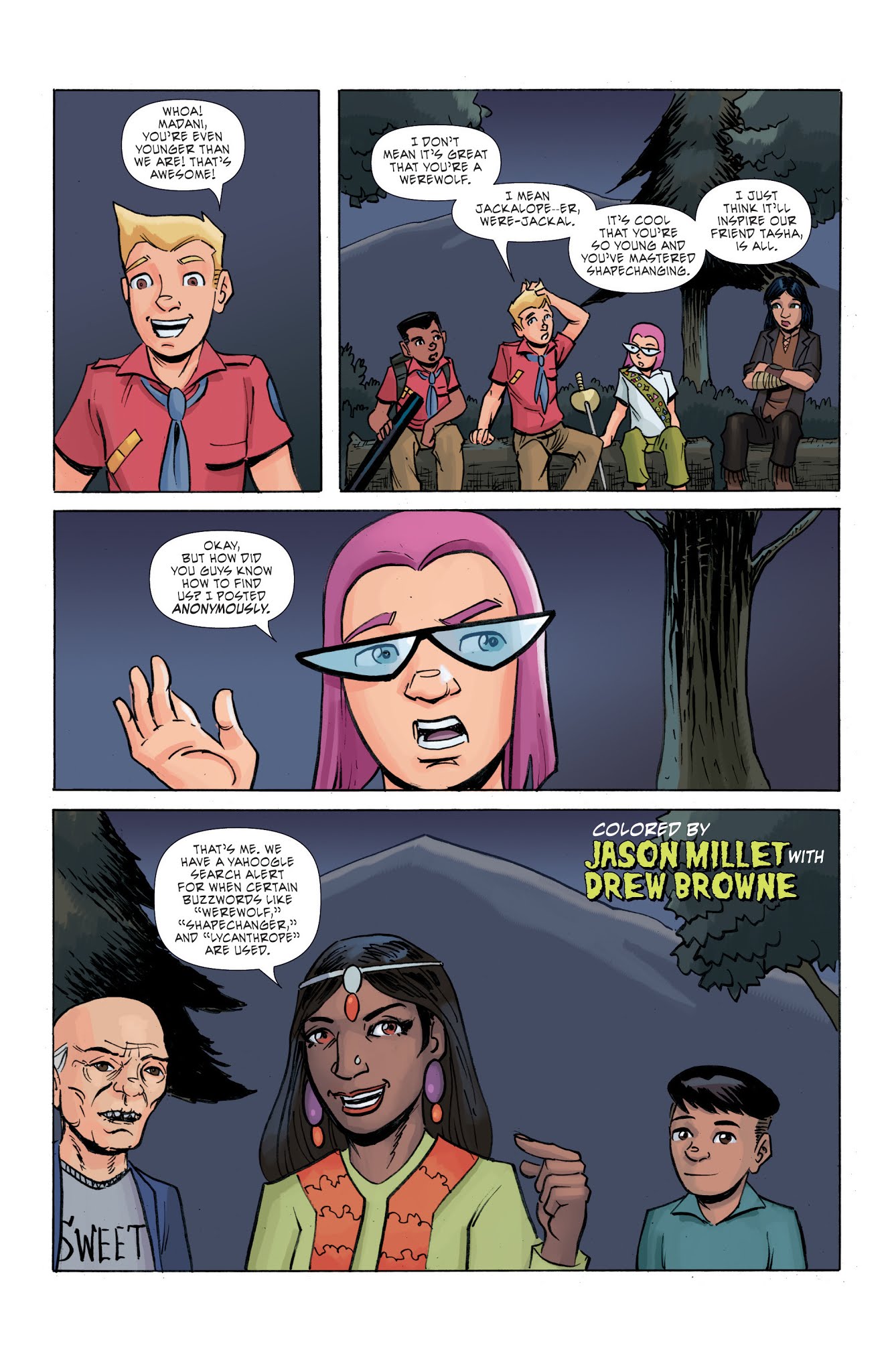 Read online Ghoul Scouts: I Was A Tweenage Werewolf! comic -  Issue #4 - 6