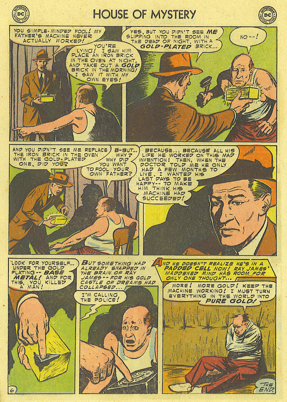 Read online House of Mystery (1951) comic -  Issue #35 - 16