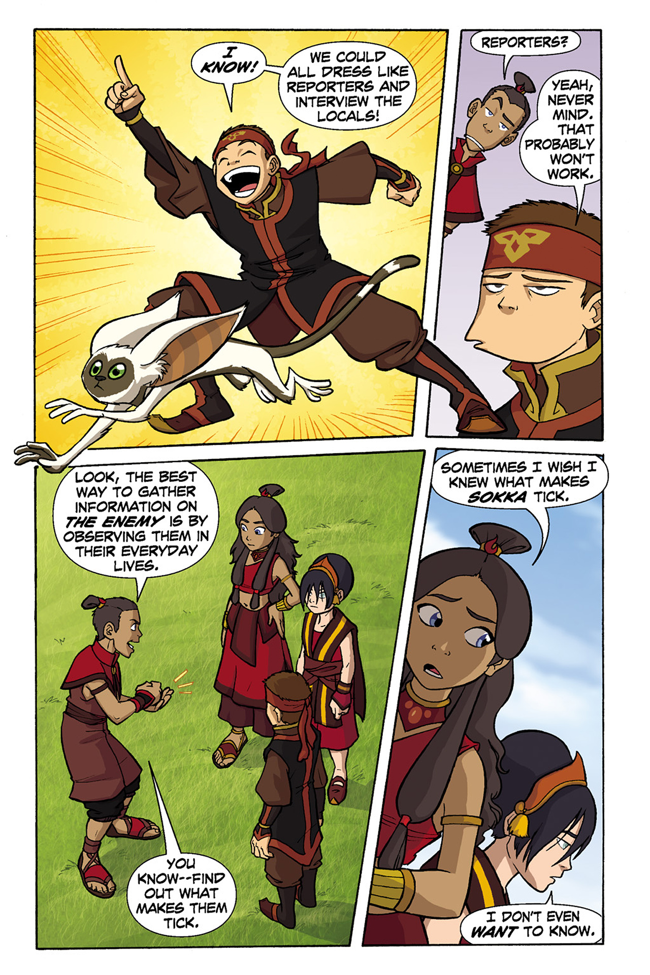Read online Nickelodeon Avatar: The Last Airbender - The Lost Adventures comic -  Issue # Full - 117