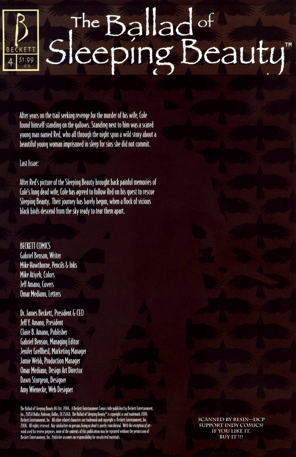 Read online The Ballad of Sleeping Beauty comic -  Issue #4 - 2