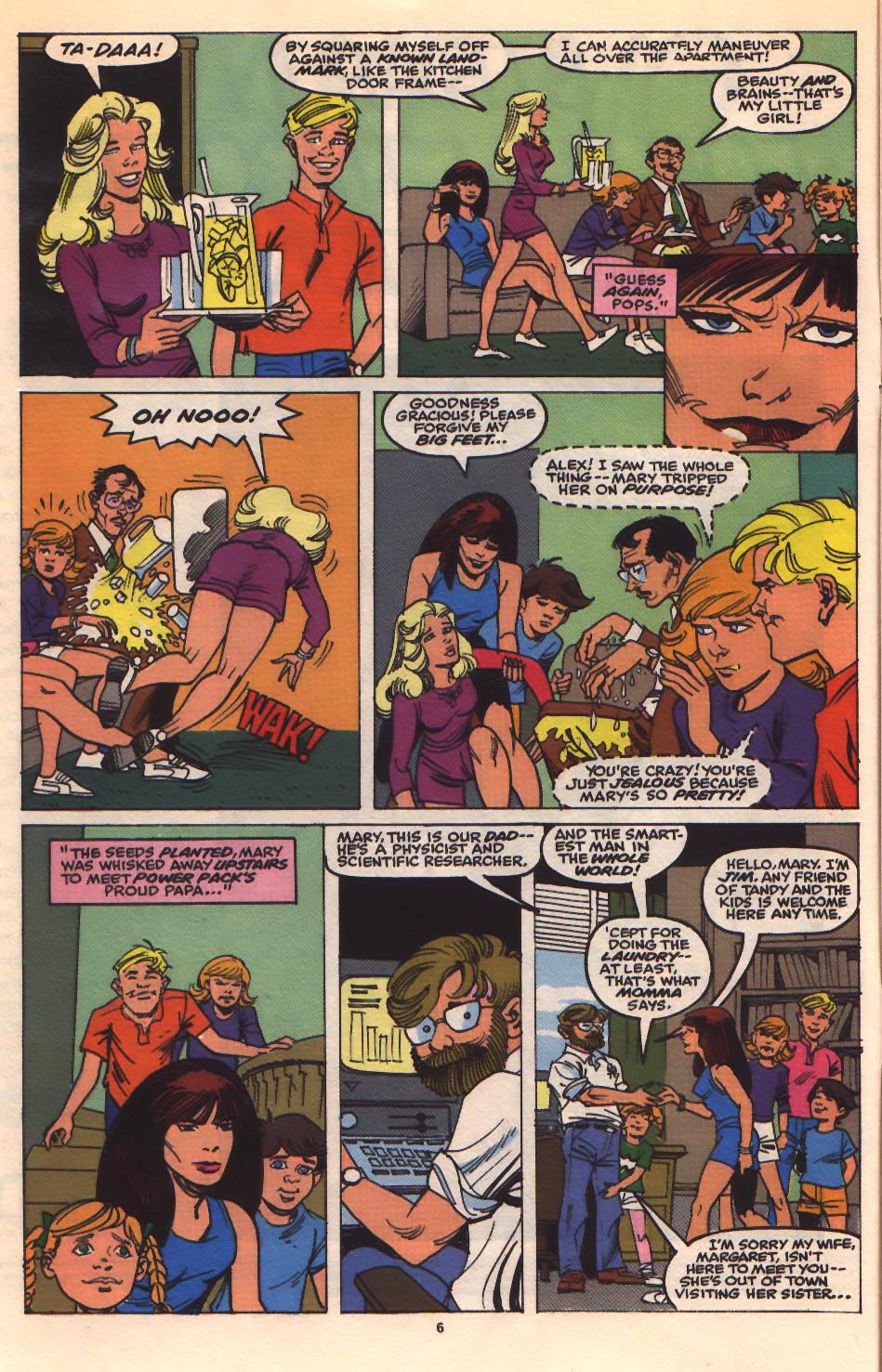 Read online Power Pack (1984) comic -  Issue #53 - 6