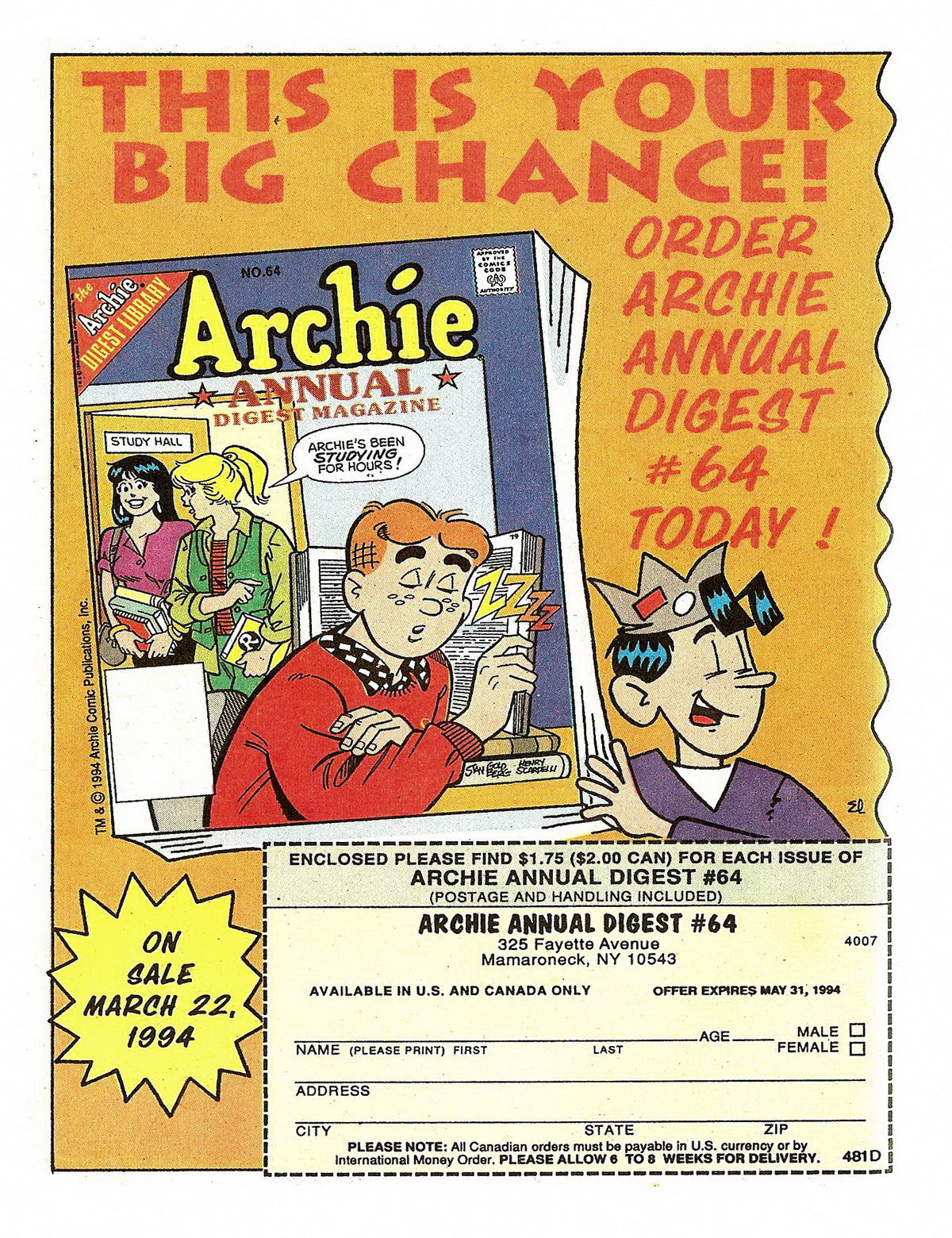 Read online Jughead's Double Digest Magazine comic -  Issue #24 - 193