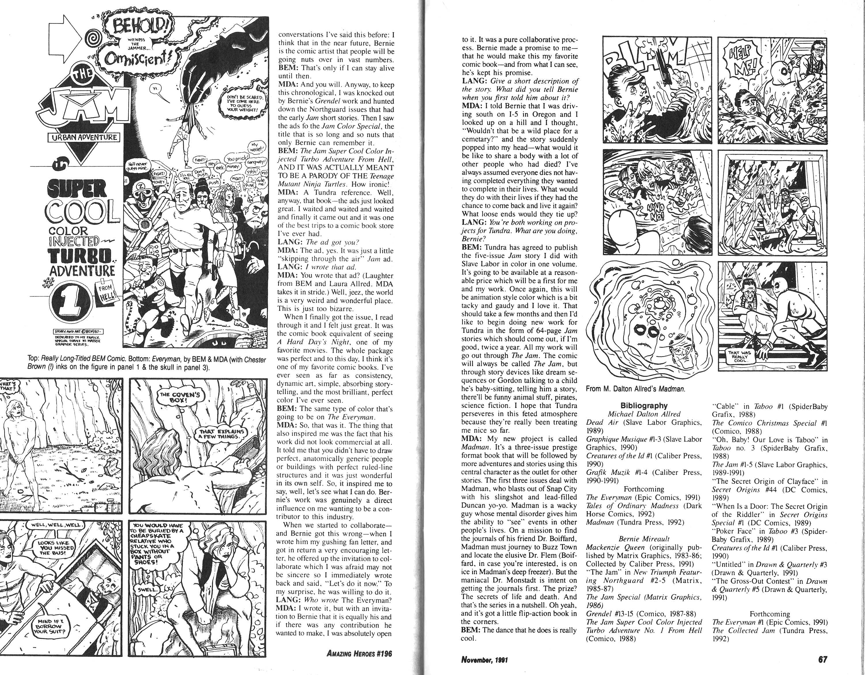 Read online Amazing Heroes comic -  Issue #196 - 34