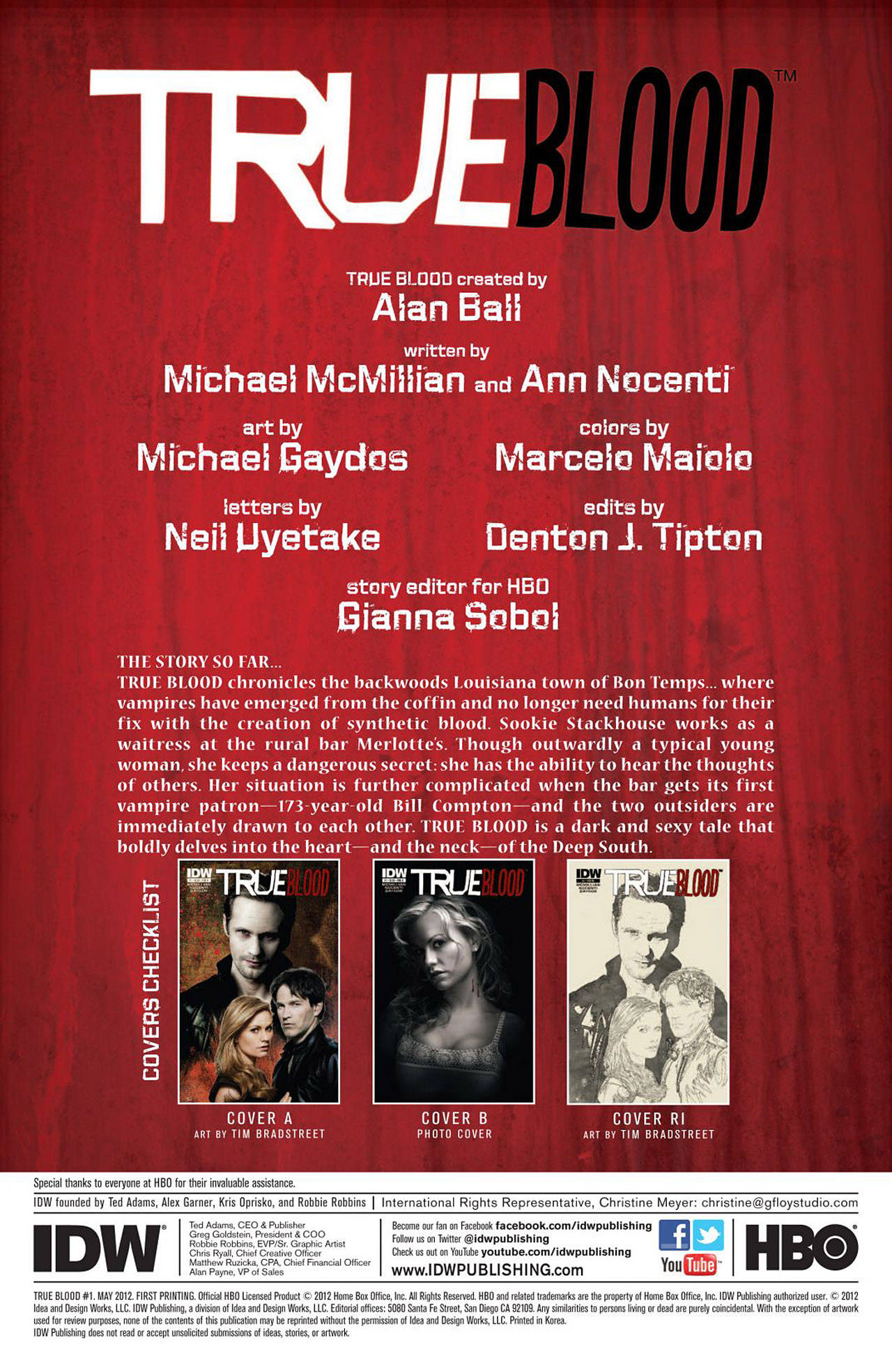 Read online True Blood (2012) comic -  Issue #1 - 4