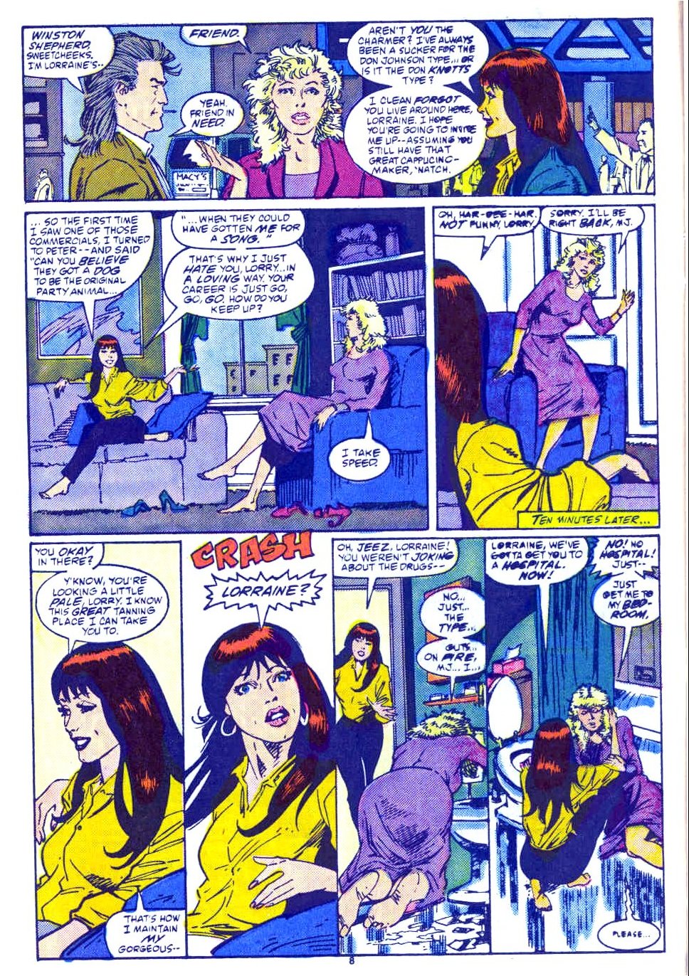 Read online Web of Spider-Man (1985) comic -  Issue #49 - 7