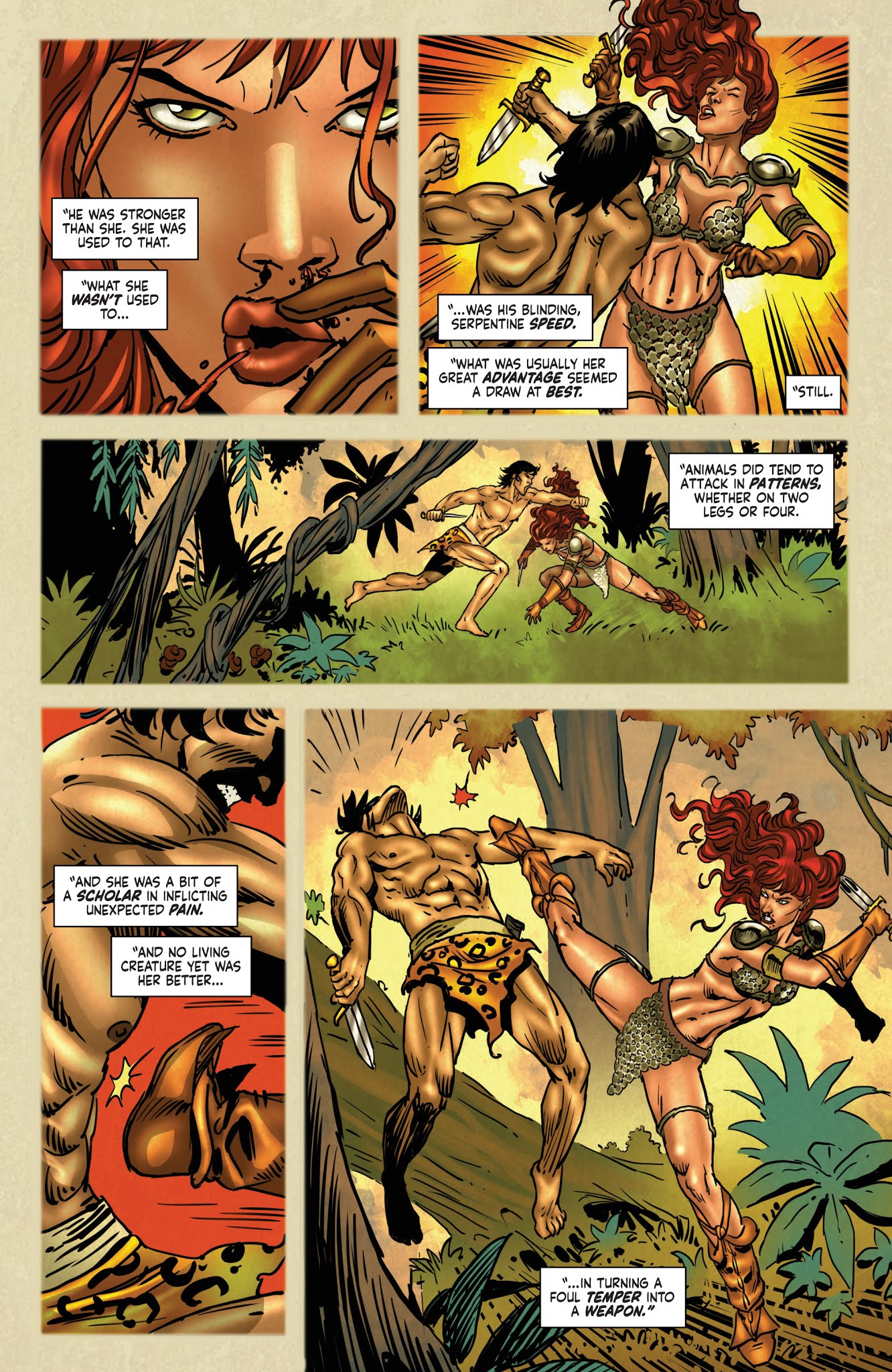 Read online Red Sonja/Tarzan comic -  Issue #2 - 17