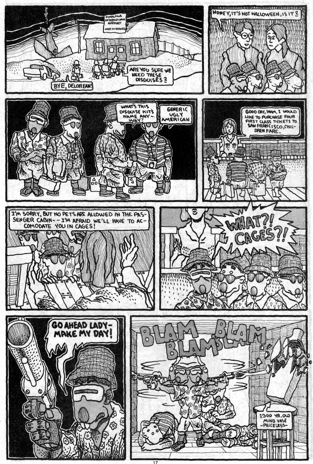 Read online Adolescent Radioactive Black Belt Hamsters comic -  Issue #1 - 17