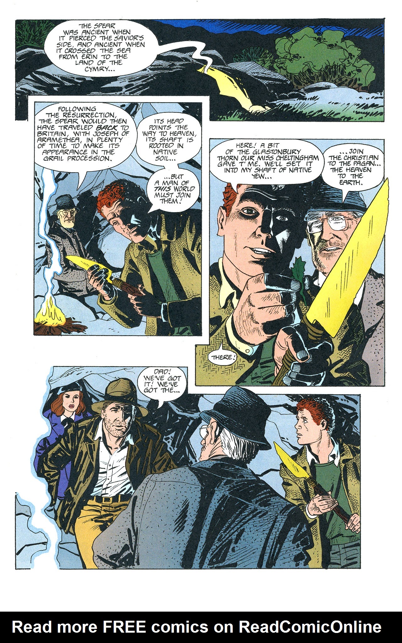 Read online Indiana Jones and the Spear of Destiny comic -  Issue #4 - 14