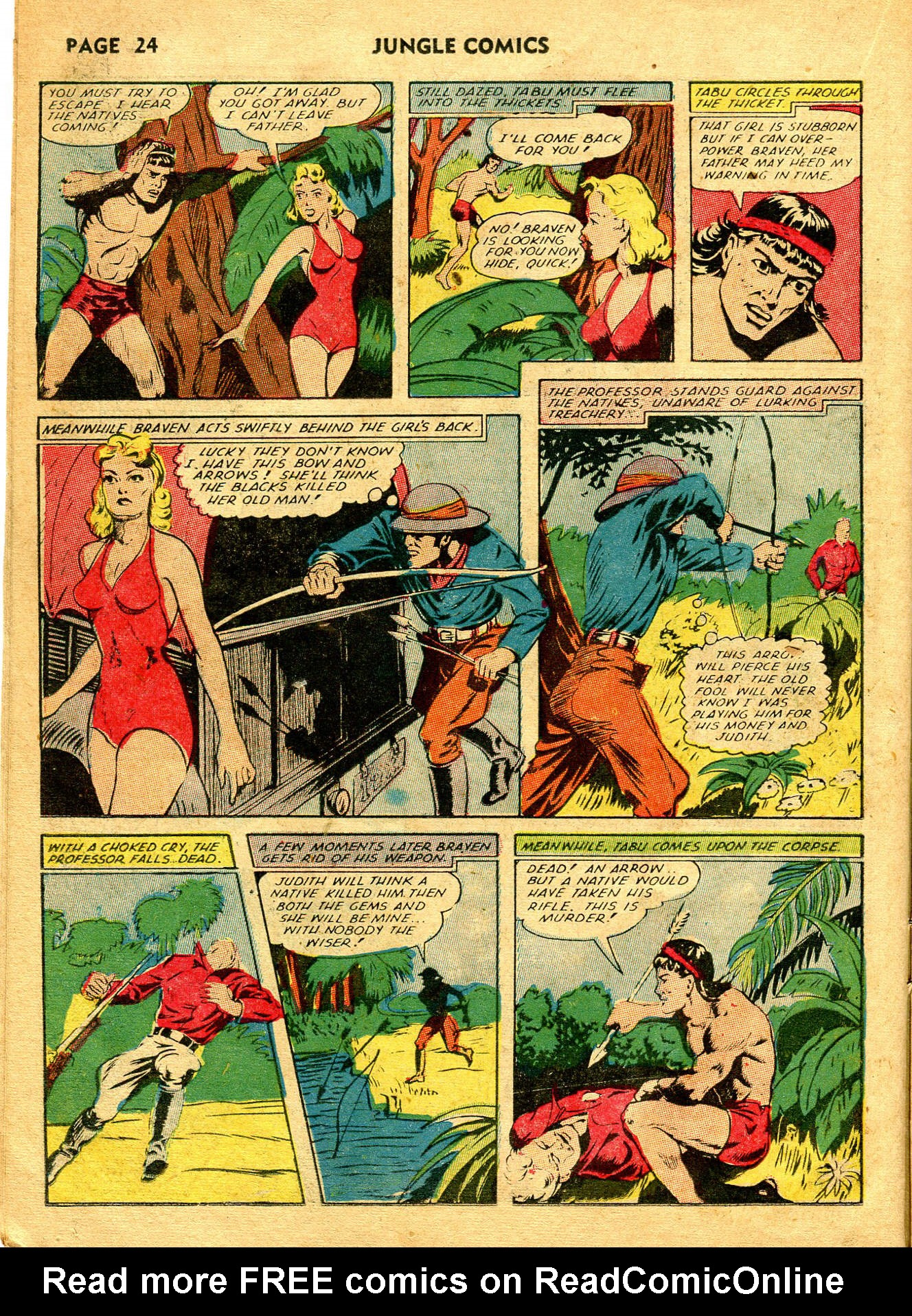 Read online Jungle Comics comic -  Issue #33 - 26