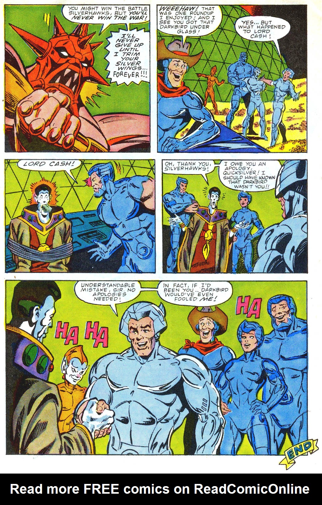 Read online SilverHawks comic -  Issue #7 - 23