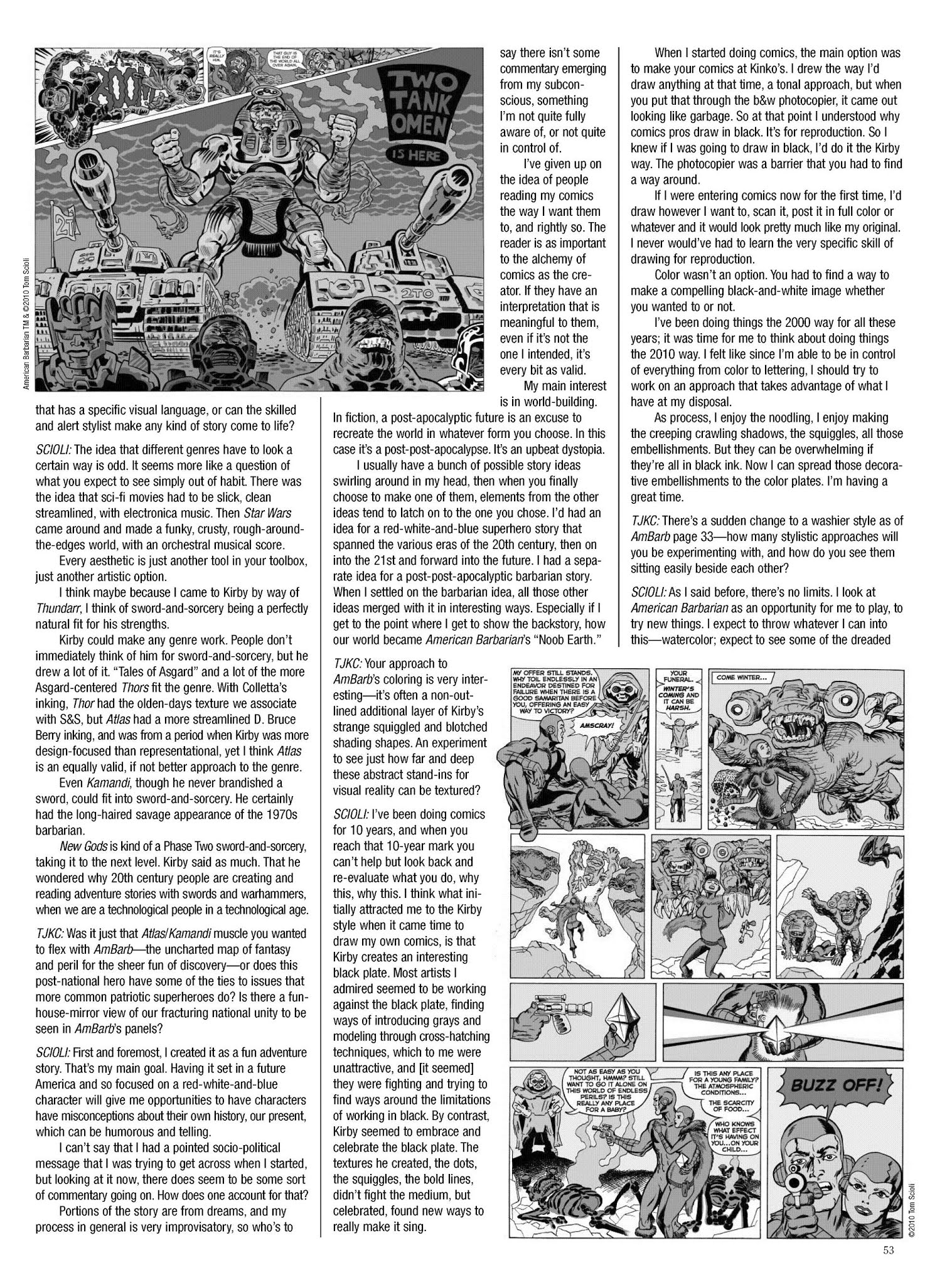 Read online The Jack Kirby Collector comic -  Issue #55 - 52