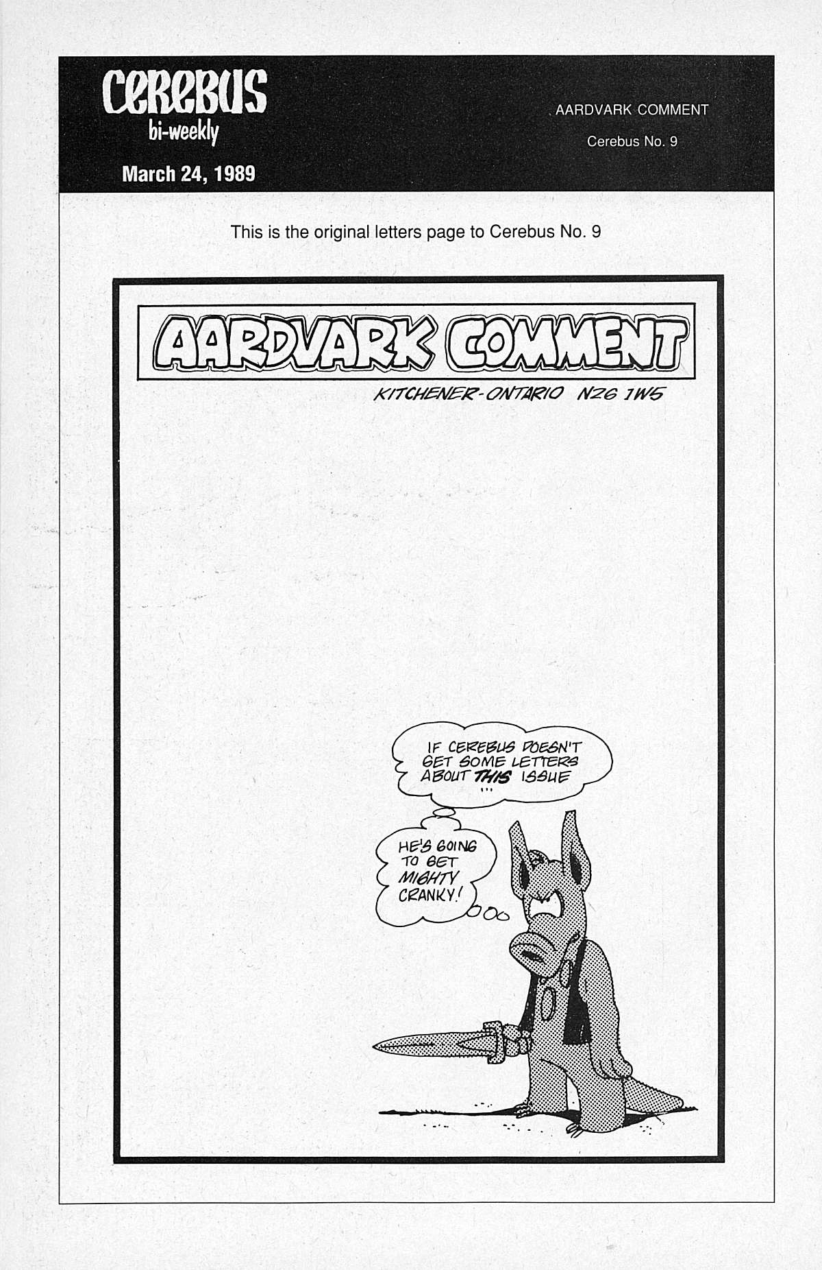 Read online Cerebus comic -  Issue #9 - 28