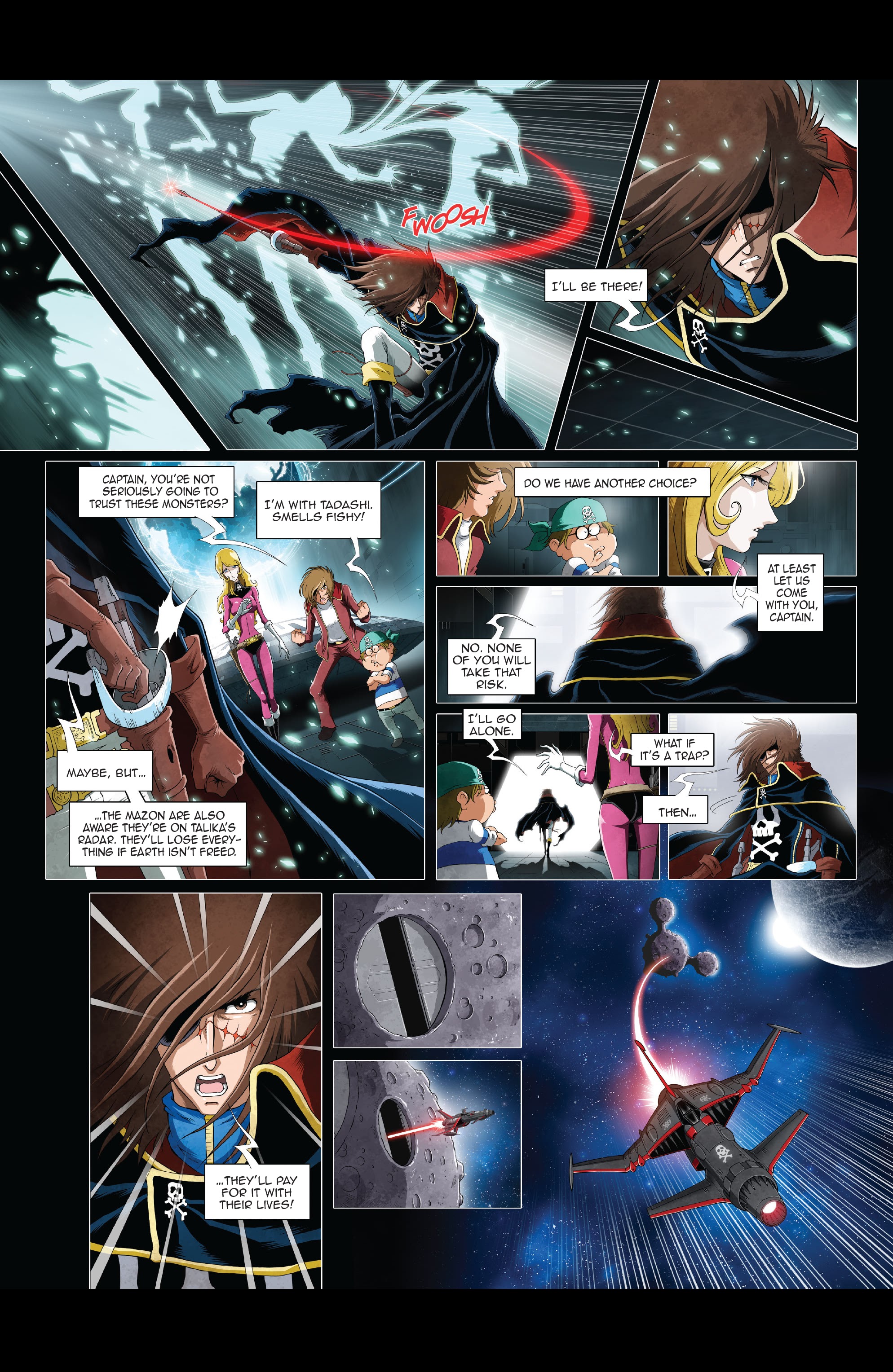 Read online Space Pirate Captain Harlock comic -  Issue #5 - 13