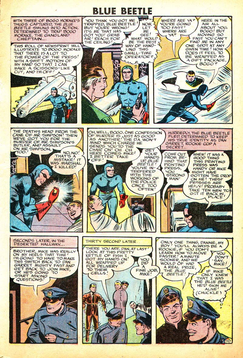 Read online The Blue Beetle comic -  Issue #58 - 12