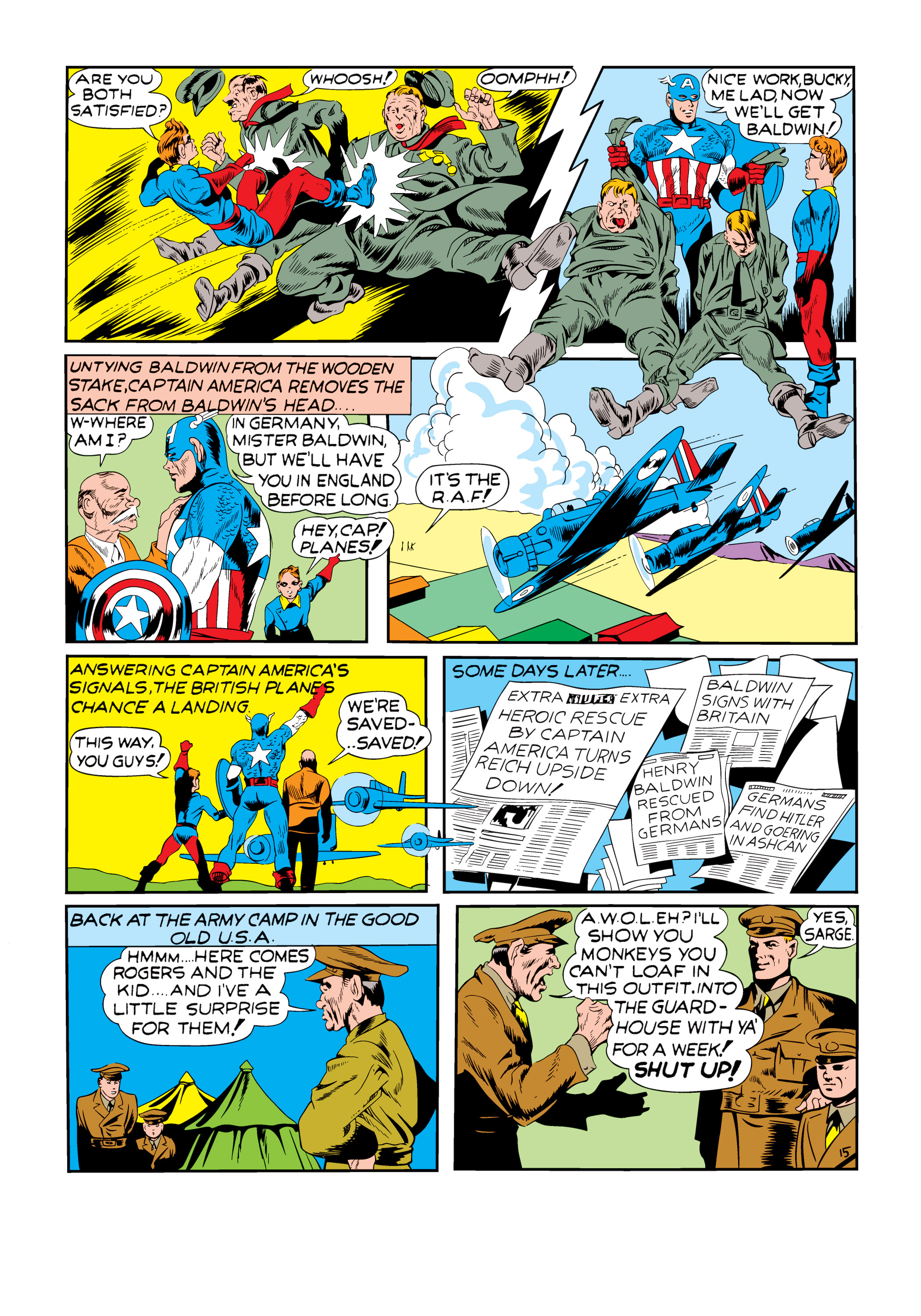 Read online Marvel Masterworks: Golden Age Captain America comic -  Issue # TPB 1 (Part 2) - 8