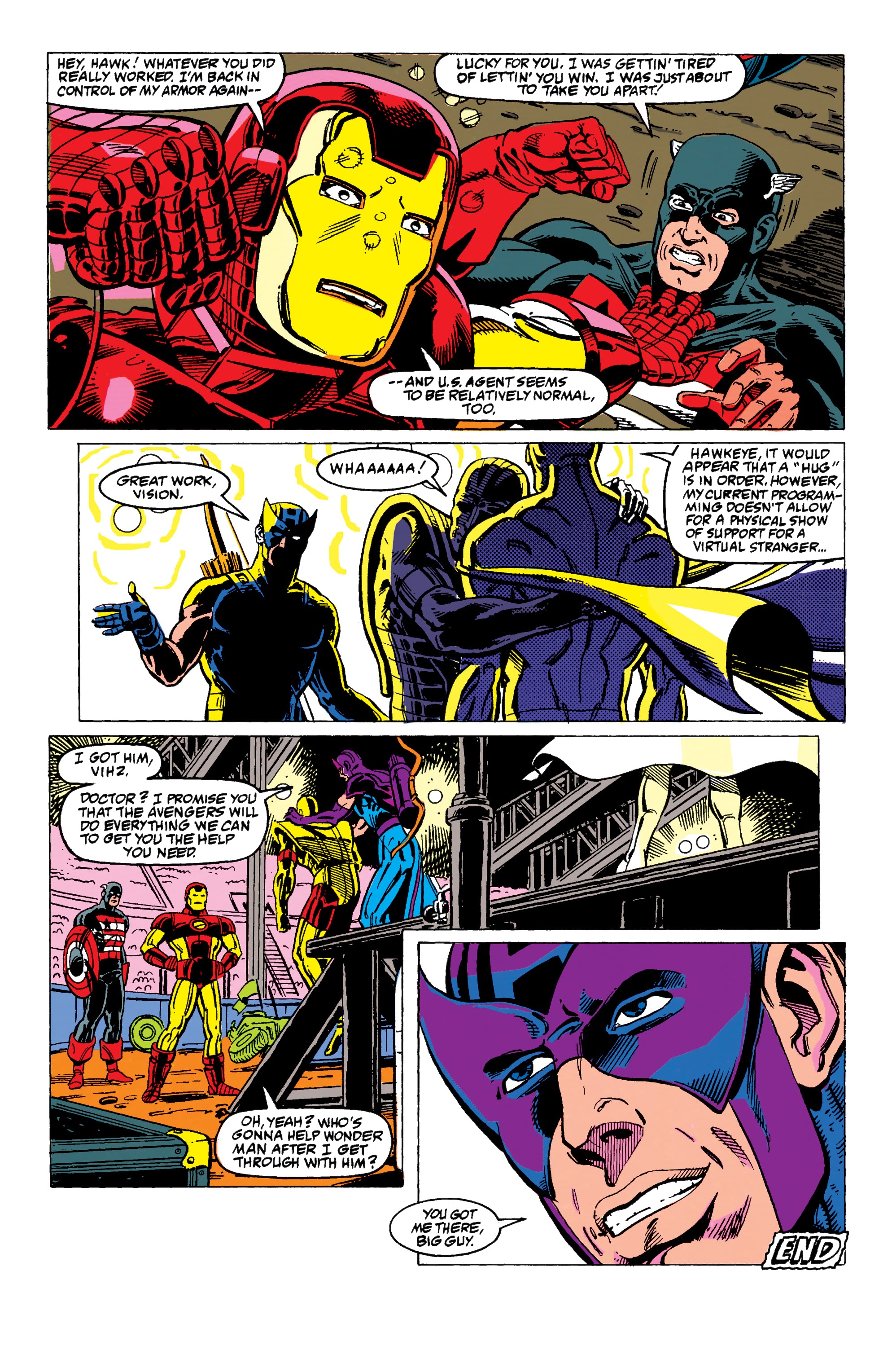 Read online Avengers West Coast Epic Collection: How The West Was Won comic -  Issue #Avengers West Coast Epic Collection Darker Than Scarlet (Part 4) - 55