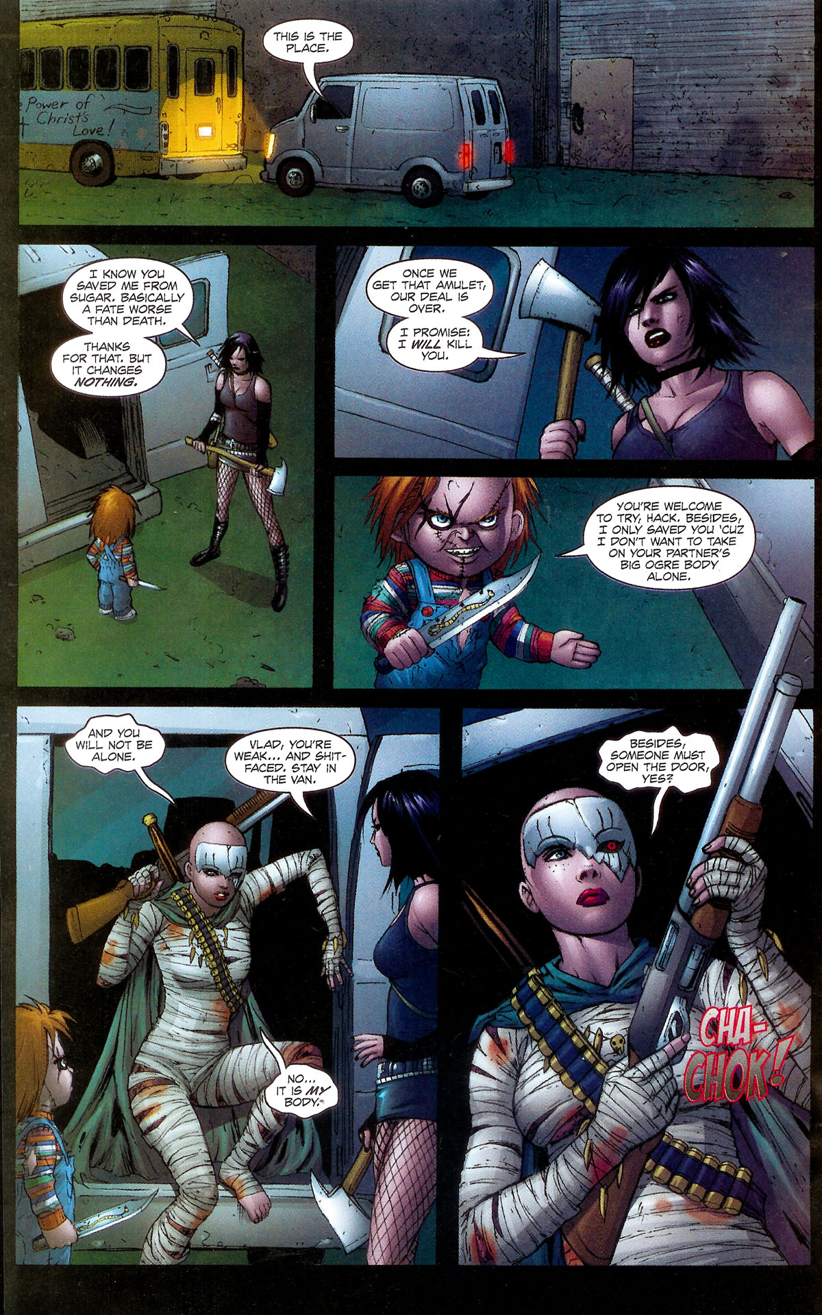 Read online Hack/Slash vs. Chucky comic -  Issue # Full - 28