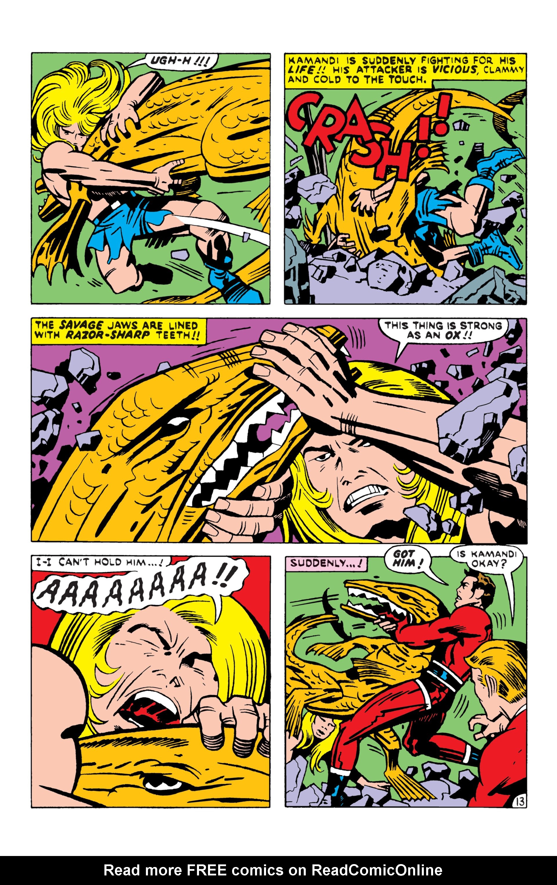 Read online Kamandi, The Last Boy On Earth comic -  Issue #25 - 13