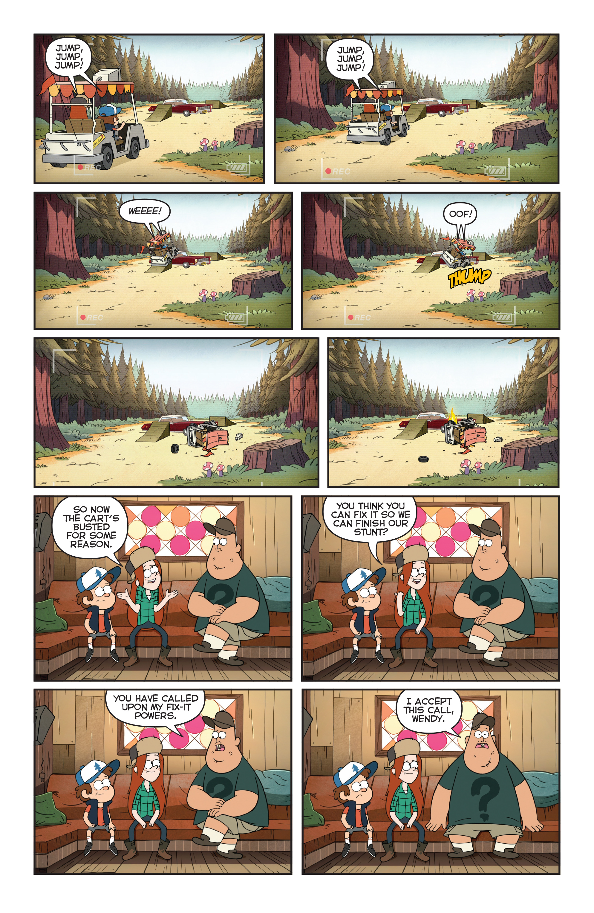 Read online Disney Gravity Falls Shorts Cinestory Comic comic -  Issue #2 - 23