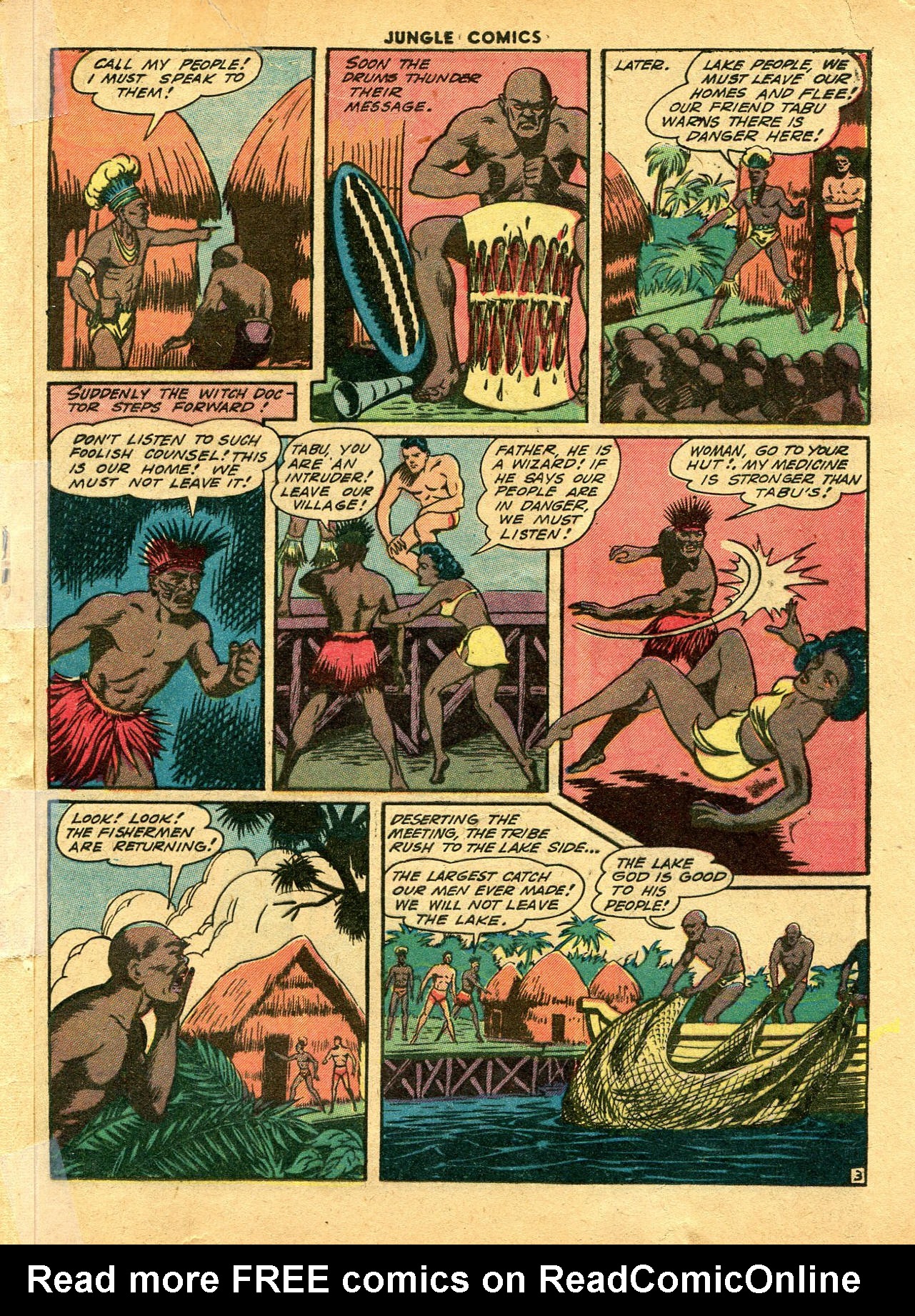 Read online Jungle Comics comic -  Issue #43 - 43