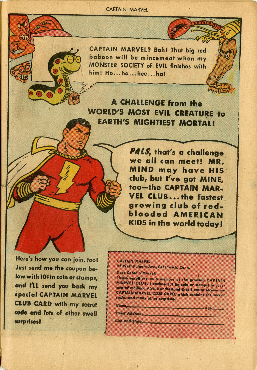 Read online Captain Marvel Adventures comic -  Issue #37 - 39