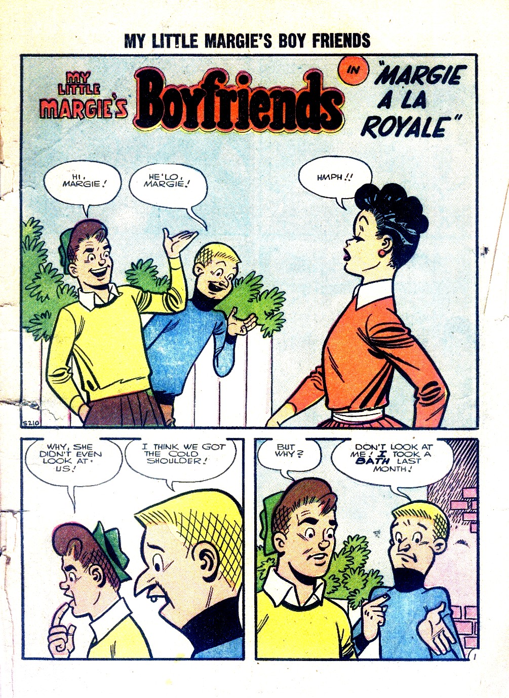 Read online My Little Margie's Boy Friends comic -  Issue #4 - 3