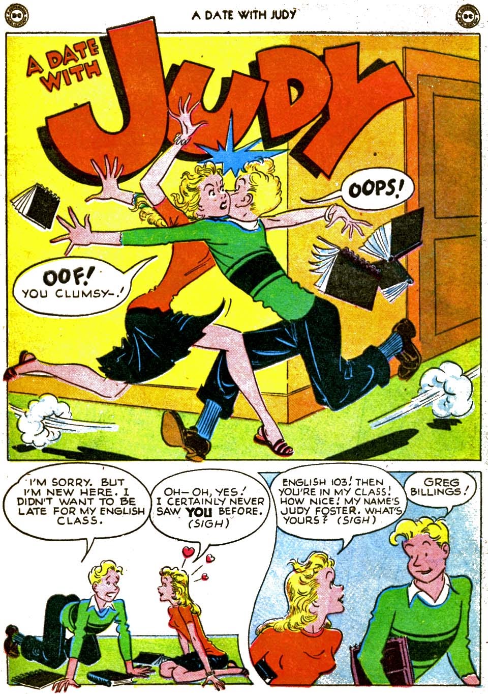 Read online A Date with Judy comic -  Issue #1 - 4