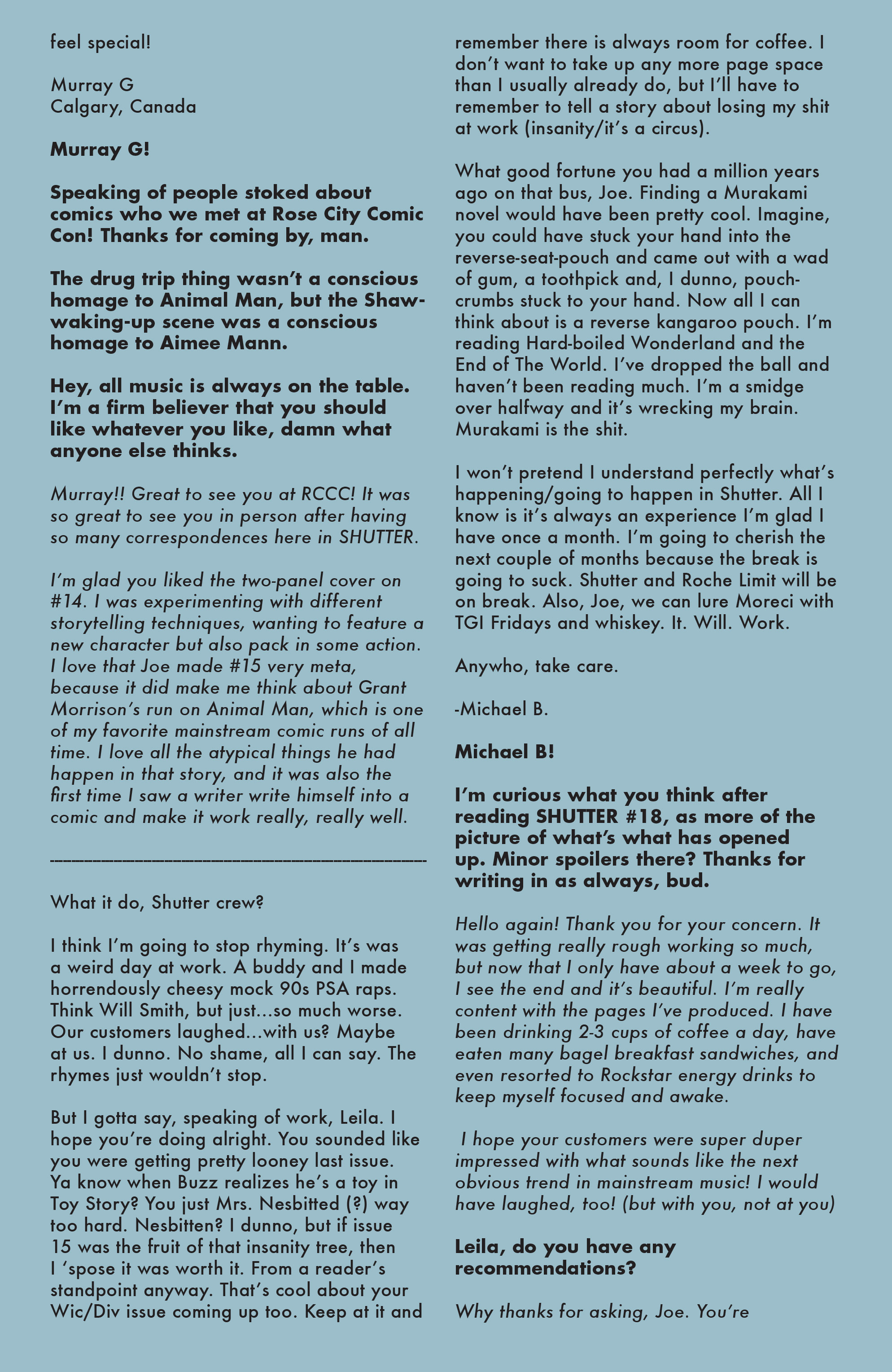 Read online Shutter comic -  Issue #16 - 22