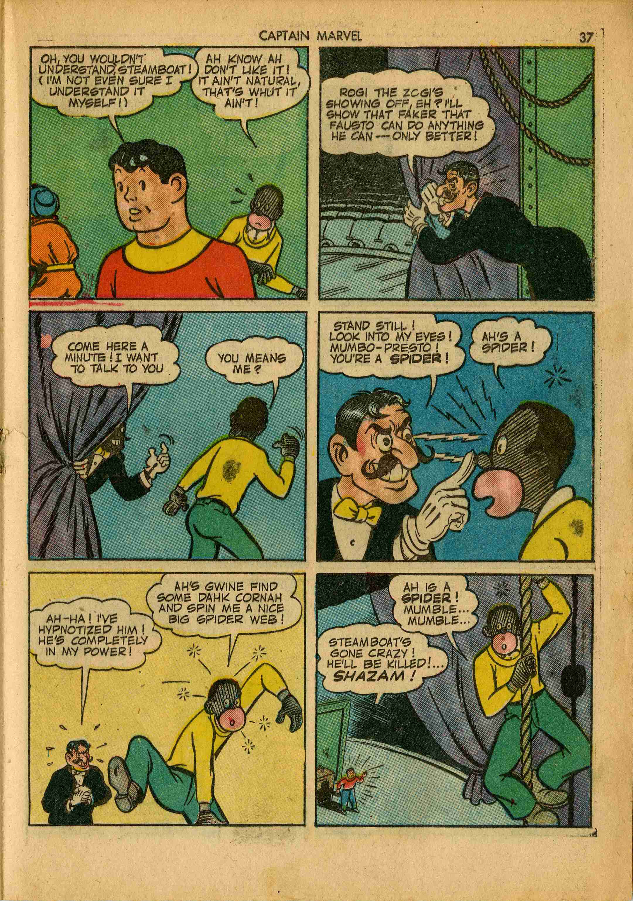 Read online Captain Marvel Adventures comic -  Issue #24 - 37