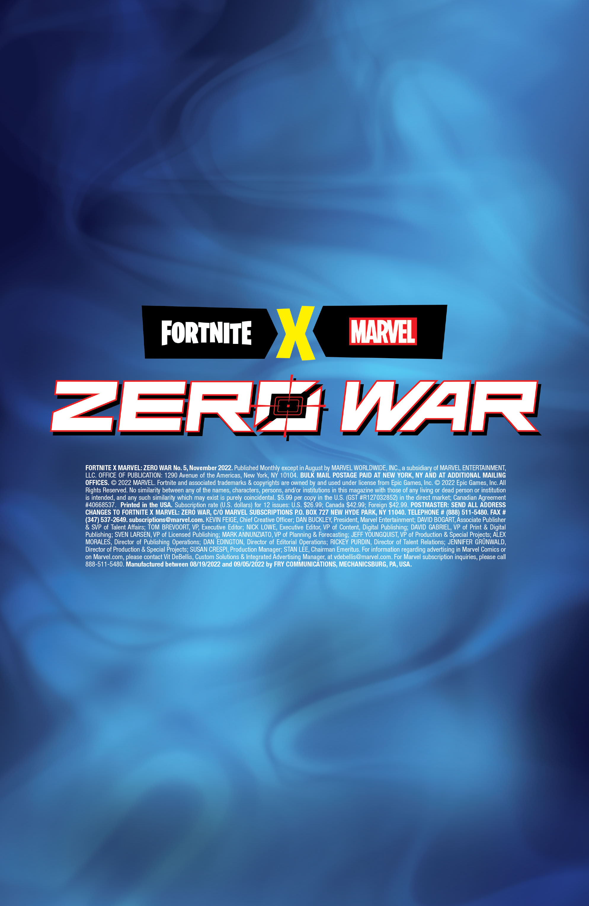 Read online Fortnite X Marvel: Zero War comic -  Issue #5 - 34