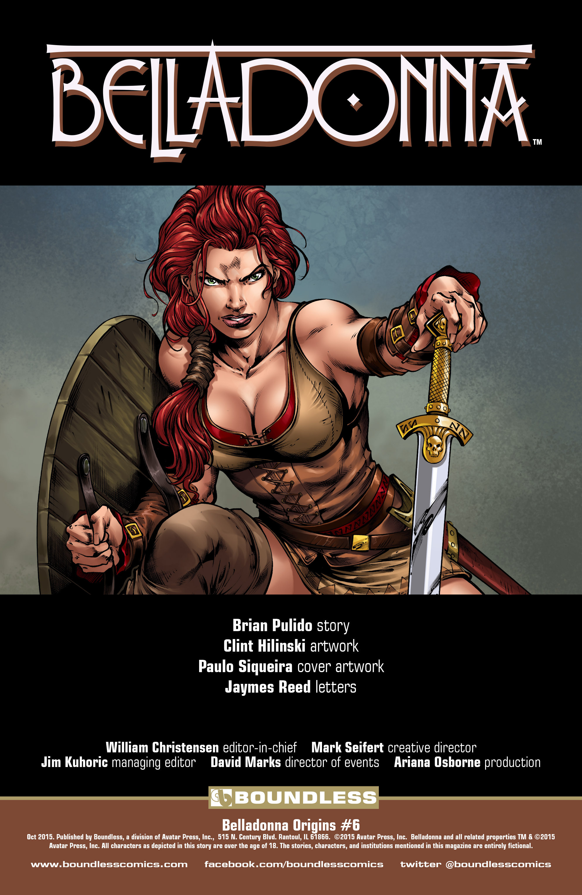 Read online Belladonna: Origins comic -  Issue #6 - 2