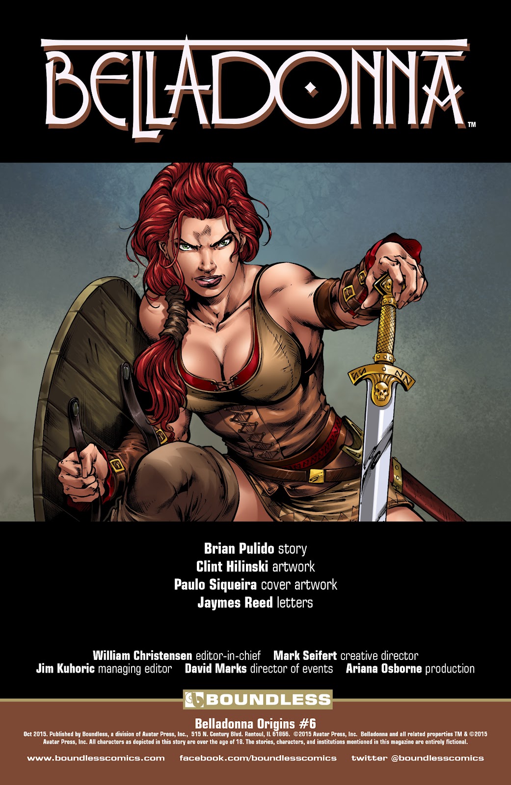 Belladonna: Origins issue 6 - Page 2