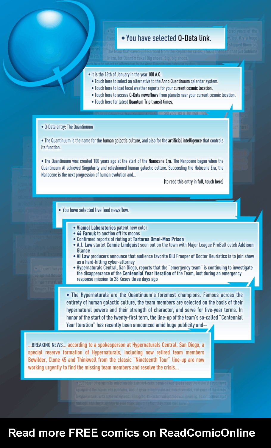 Read online The Hypernaturals comic -  Issue #7 - 2