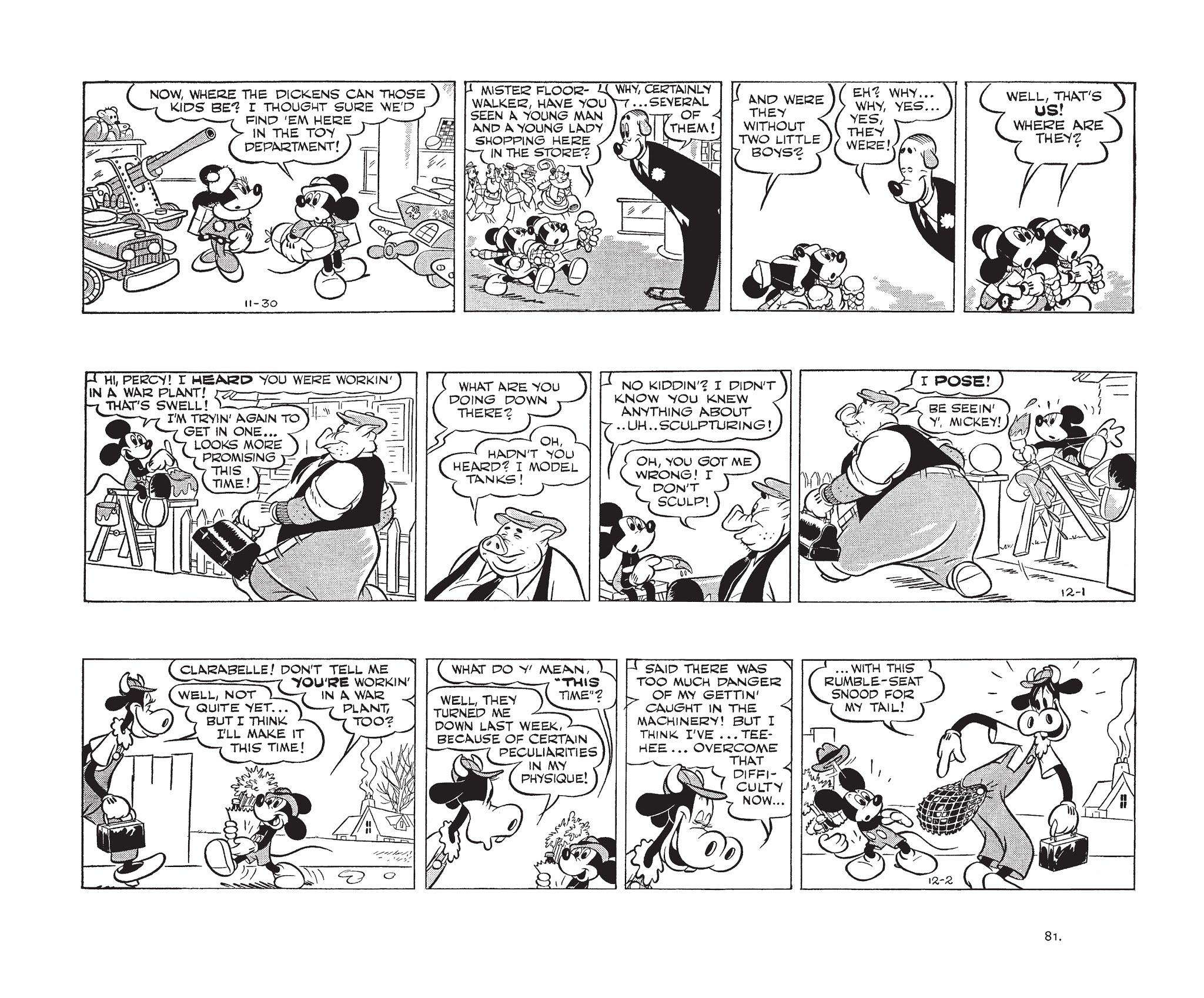 Read online Walt Disney's Mickey Mouse by Floyd Gottfredson comic -  Issue # TPB 7 (Part 1) - 81