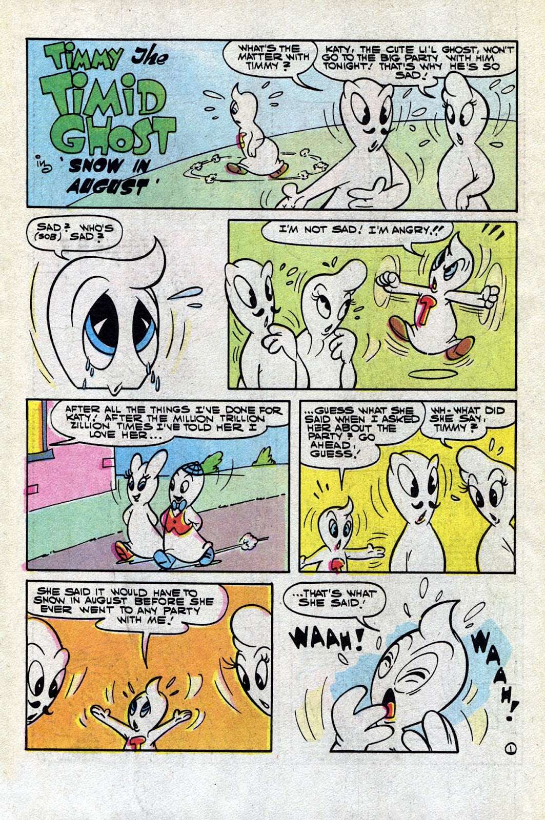 Read online Timmy the Timid Ghost comic -  Issue #25 - 12