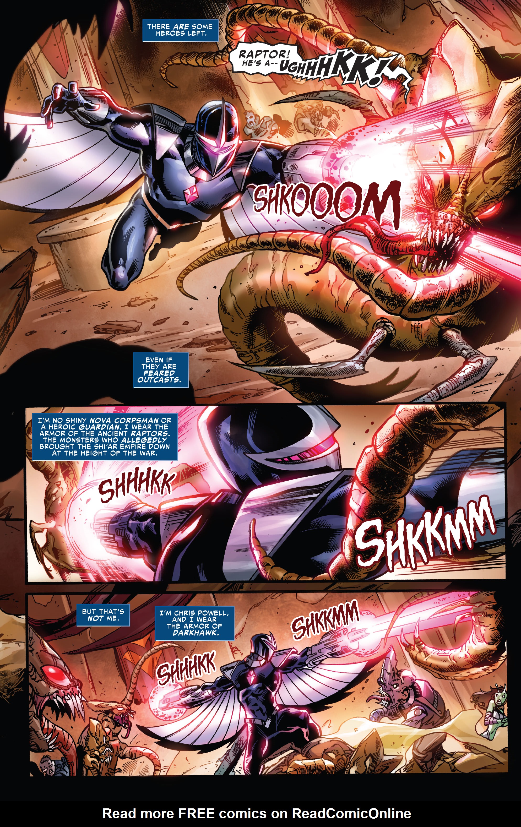 Read online Darkhawk: Heart Of The Hawk comic -  Issue #1 - 22