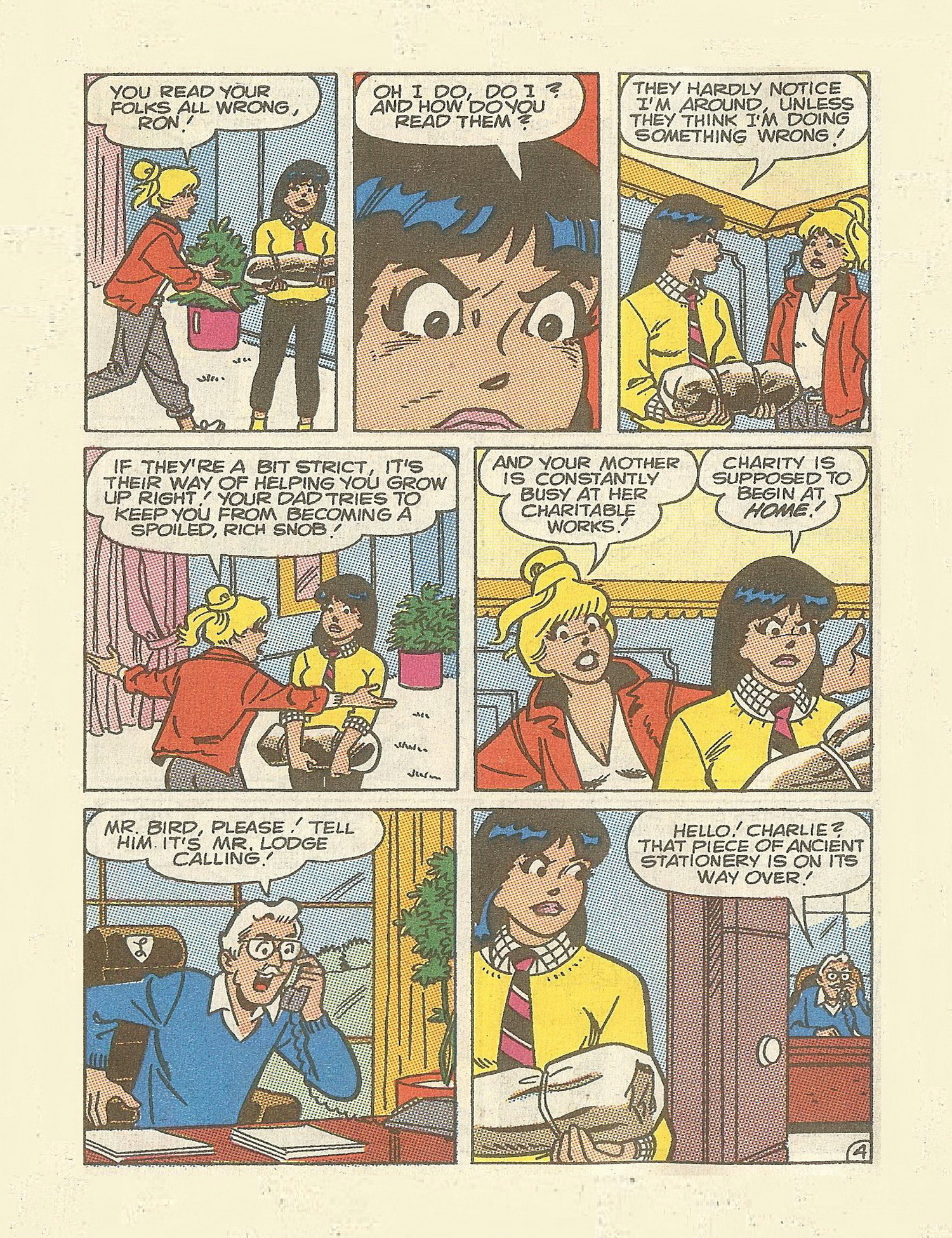 Read online Betty and Veronica Digest Magazine comic -  Issue #55 - 40