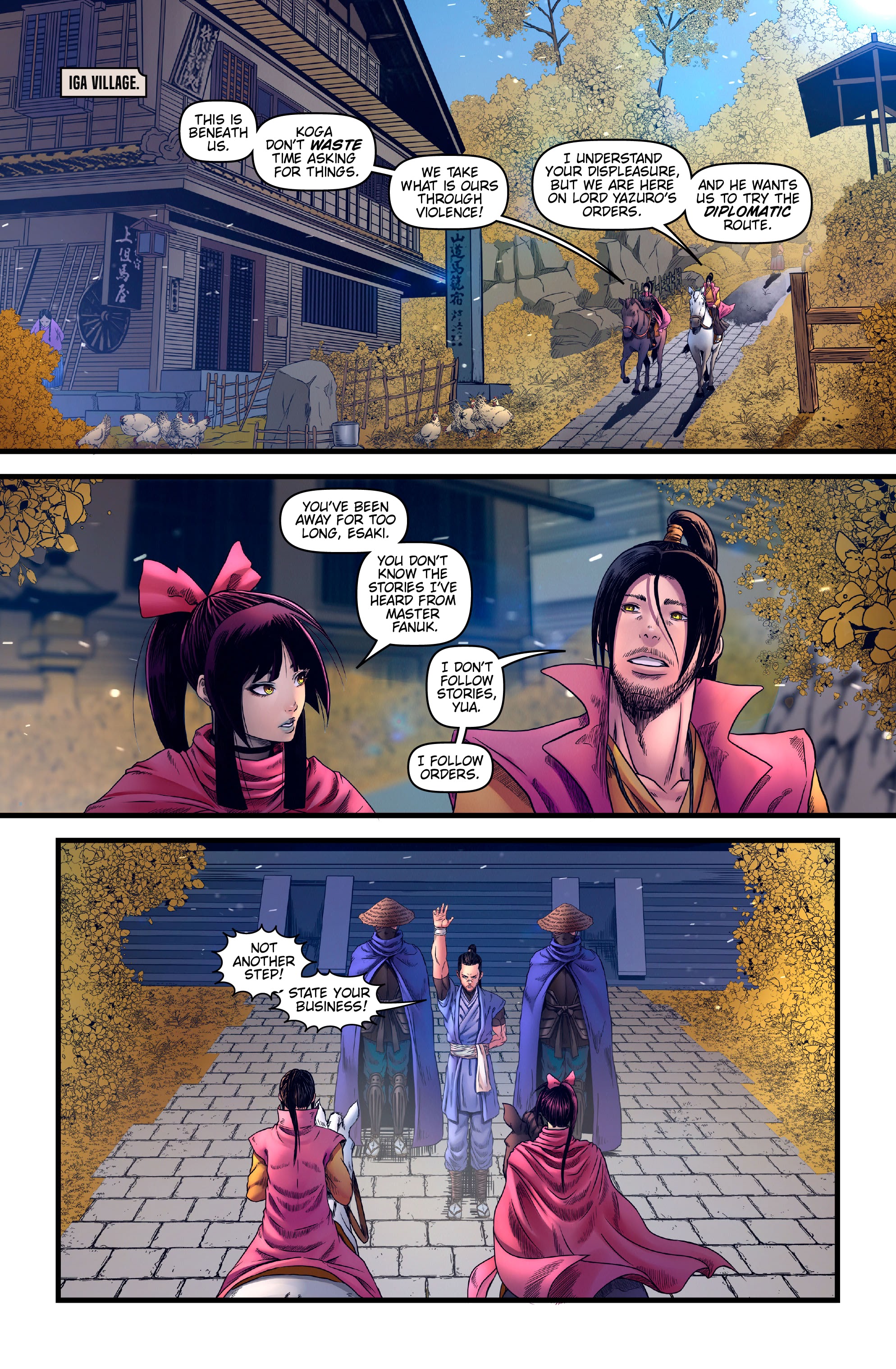 Read online Honor and Curse comic -  Issue #8 - 16